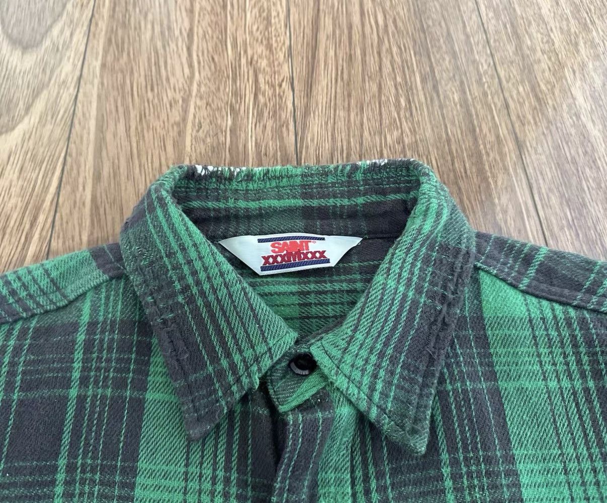 Saint Michael SAINT MICHAEL SAINT Mxxxxxx SS24 CHECK SHIRT Size US M / EU 48-50 / 2 - 3 Thumbnail