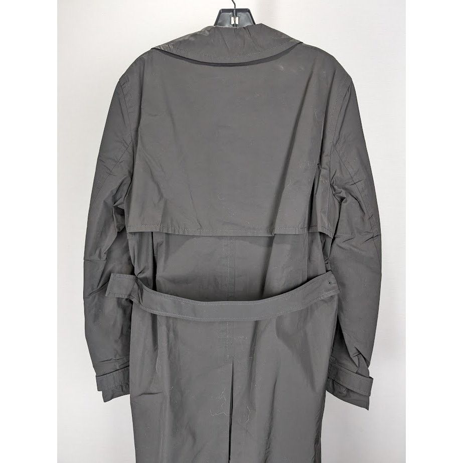 Bottega Veneta o1rshd1 Trench Fluid Technical Cotton Coat in Black Size US S / EU 44-46 / 1 - 15 Thumbnail