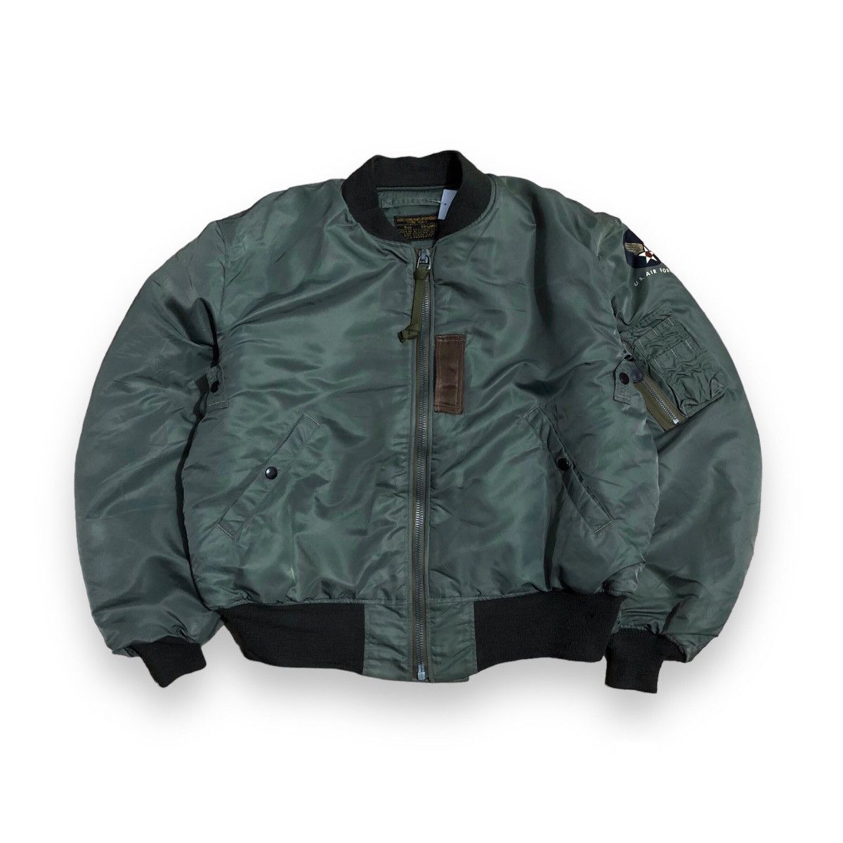 image of Bomber Jacket x Buzz Ricksons VTG Buzz Ricksons U.s Air Force Flying Jacket Type Ma1 in Olive Green