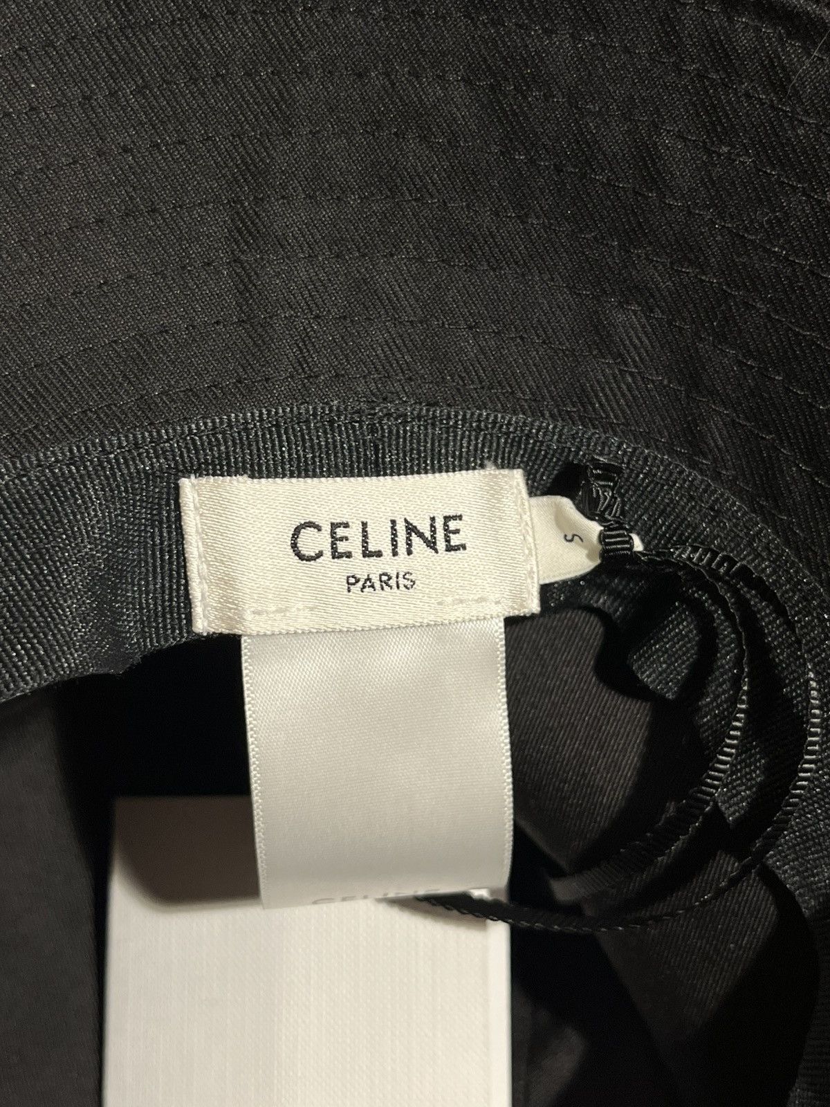 Celine Celine Bucket Hat Black - size S Size ONE SIZE - 5 Thumbnail