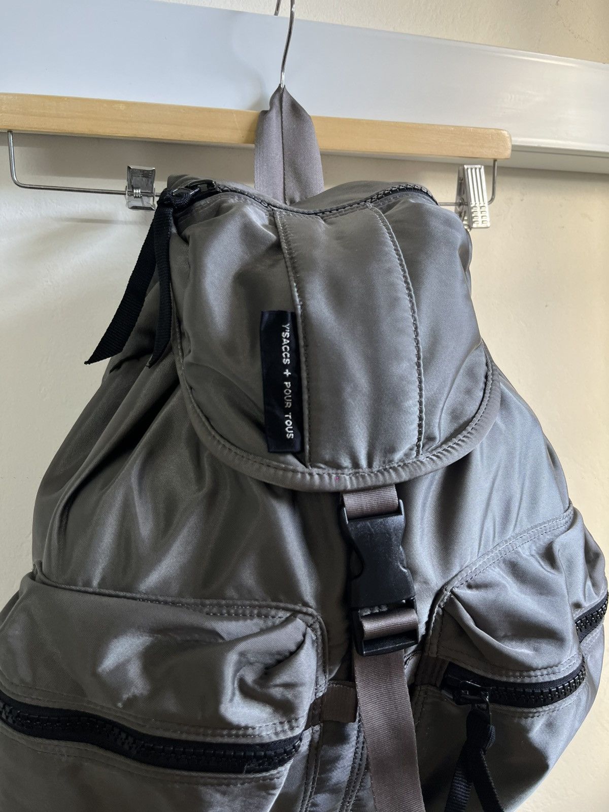 Yohji Yamamoto Vintage Y’saccs Sand Backpack Size ONE SIZE - 5 Thumbnail