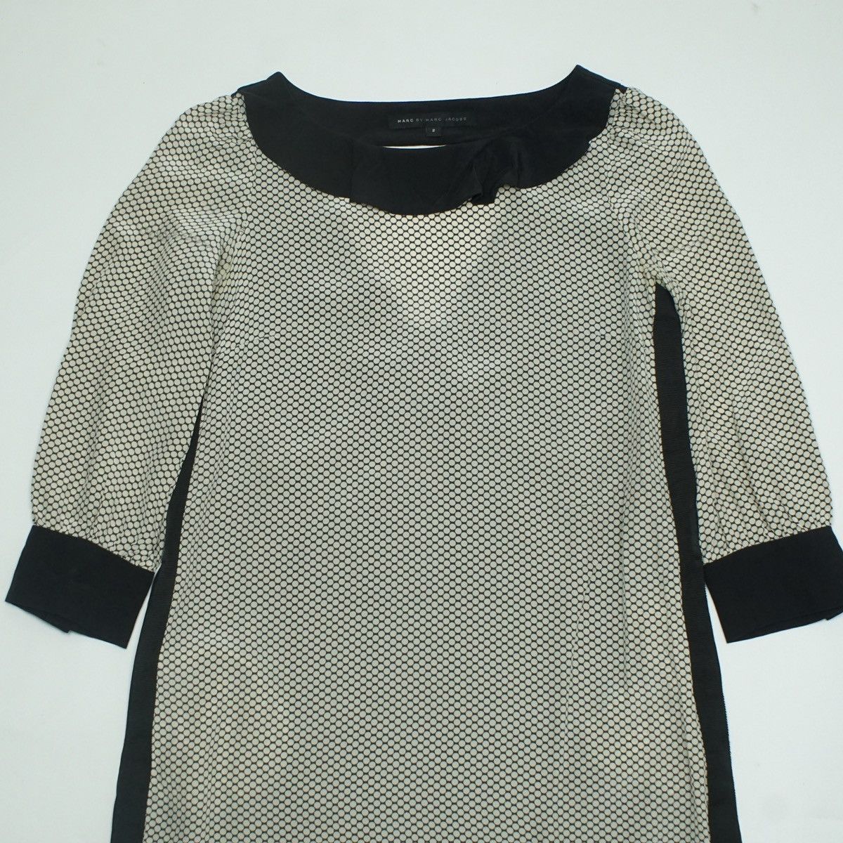 Marc Jacobs *NoTariff Marc Jacobs Dot Pattern LS Dress Size ONE SIZE - 4 Thumbnail