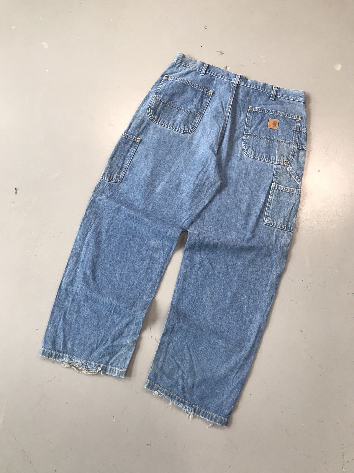 Carhartt × Vintage Vintage Carhartt B273 DST double knee carpenter denim Size US 36 / EU 52 - 6 Thumbnail