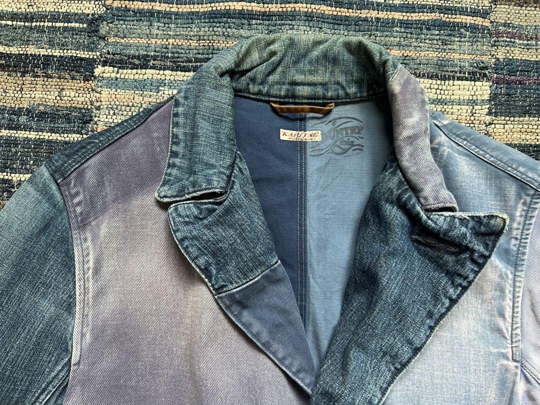 Kapital Kapital Kountry Patchwork Denim Jacket Coverall Size US M / EU 48-50 / 2 - 3 Thumbnail