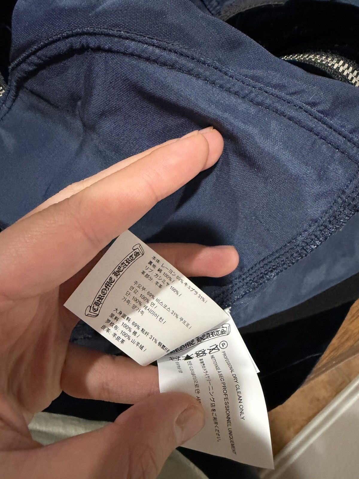 Chrome Hearts Chrome Hearts Navy Velour Jacket “So it Goes” L Size US L / EU 52-54 / 3 - 19 Thumbnail