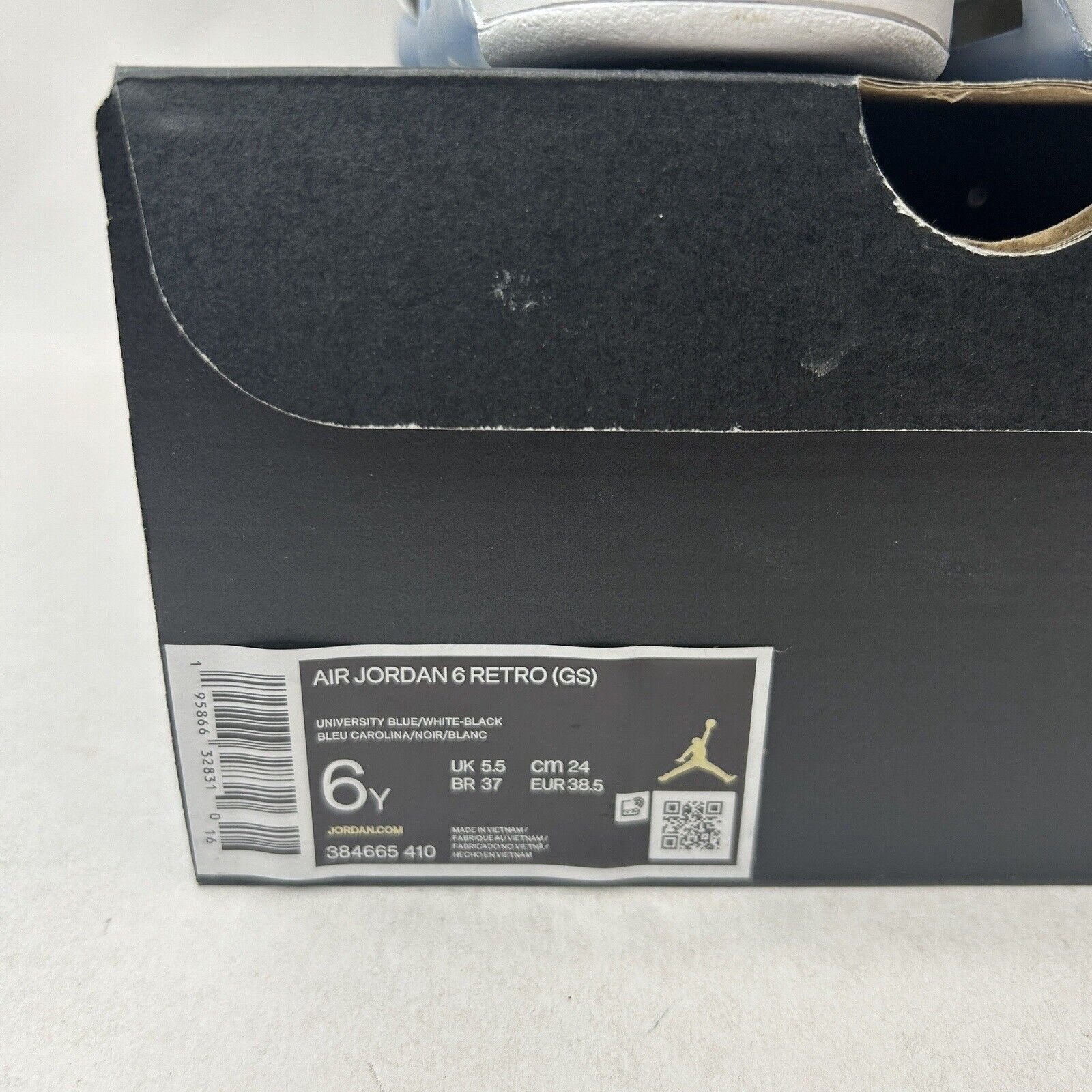 Nike Nike Air Jordan 6 Retro GS “UNC/White University Blue” 2023 Size US 7.5 / IT 37.5 - 5 Thumbnail