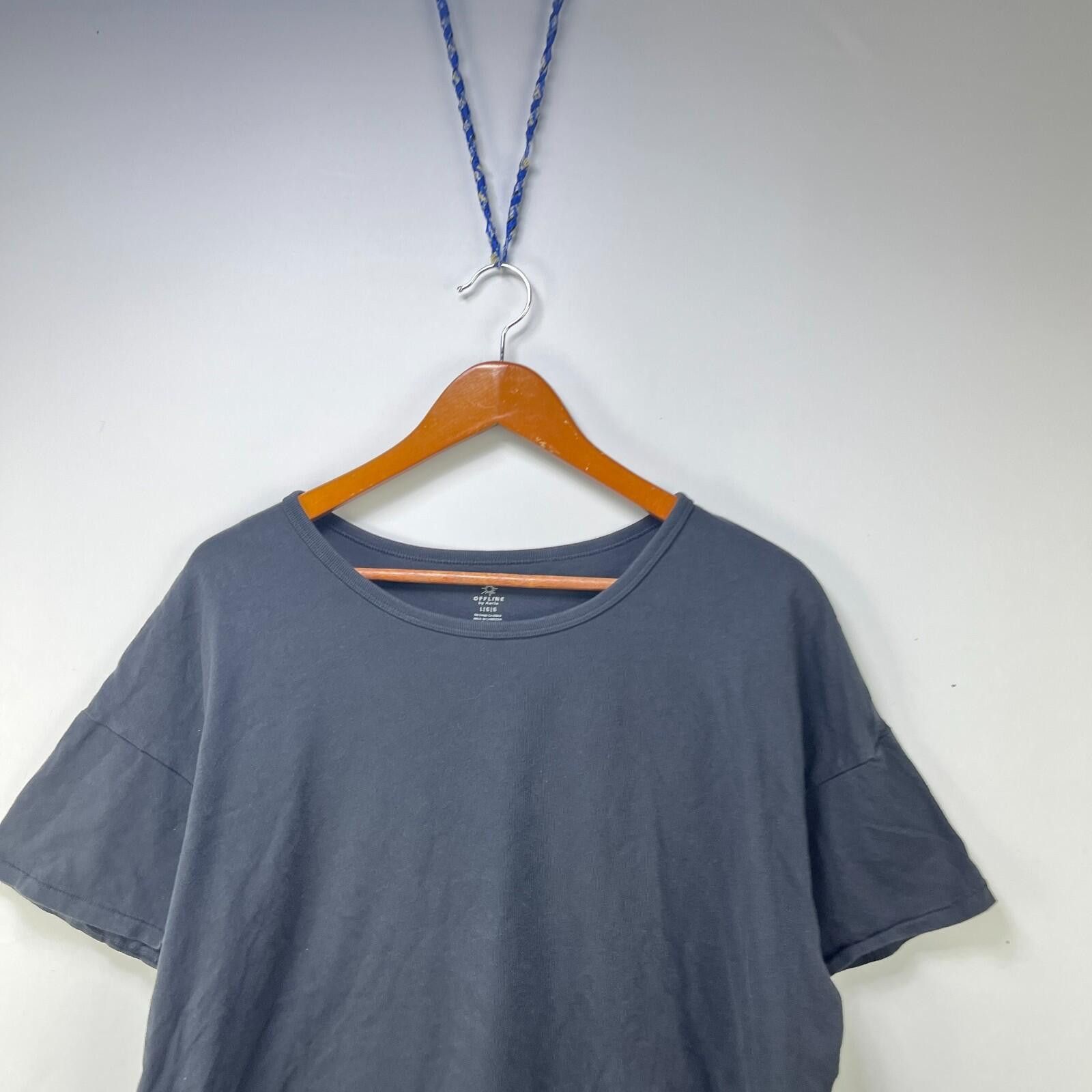 Vintage Vintage Sun Faded Black Single Stitch Ringer T-Shirt Large Size US L / EU 52-54 / 3 - 2 Thumbnail