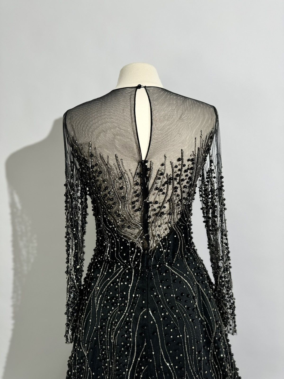 Other Brand New US 10 GEMY MAALOUF Beaded Embroidered Gown Size L / US 10 / IT 46 - 10 Thumbnail