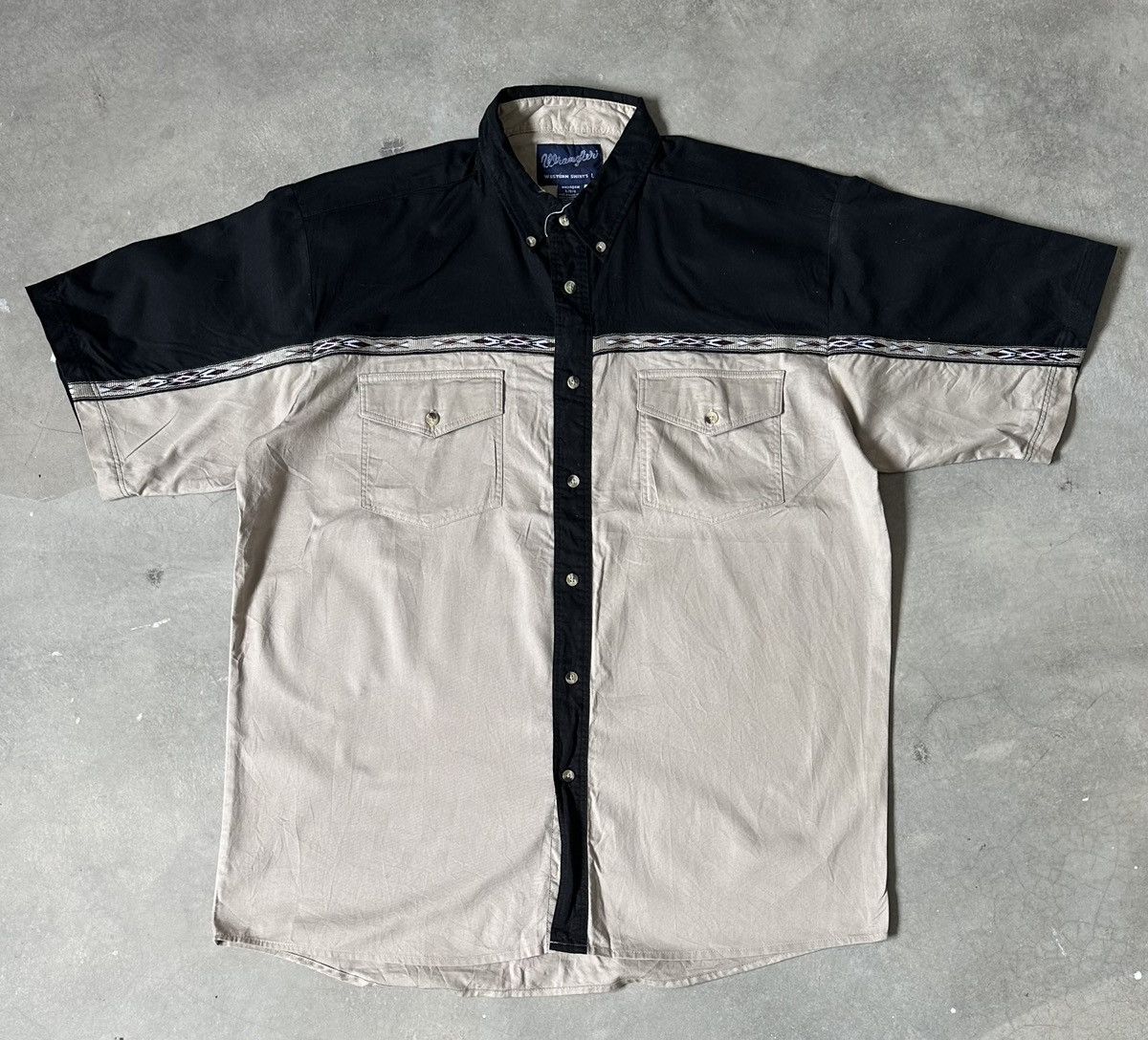 Wrangler VINTAGE WRANGLER WESTERN SHIRT NAVAJO Size US L / EU 52-54 / 3 - 1 Thumbnail