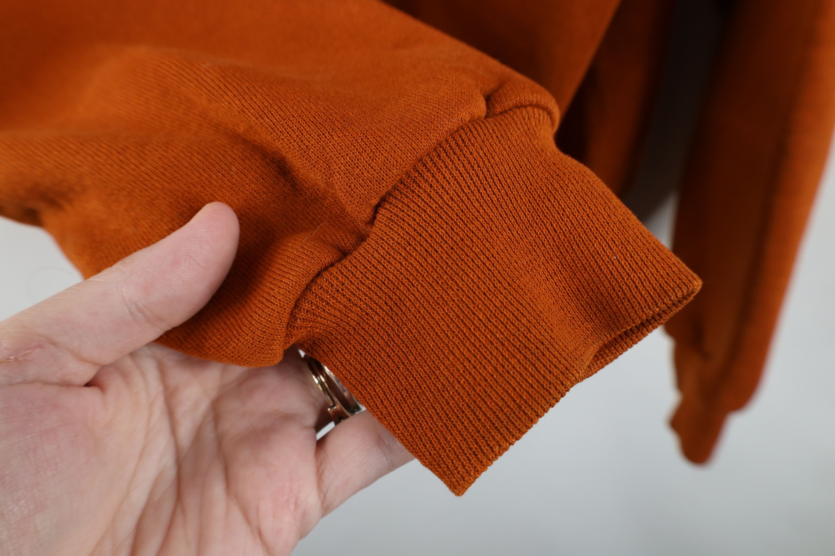 Vintage Vintage 90s Russell Athletic Crewneck Sweatshirt Orange Size US XL / EU 56 / 4 - 9 Thumbnail