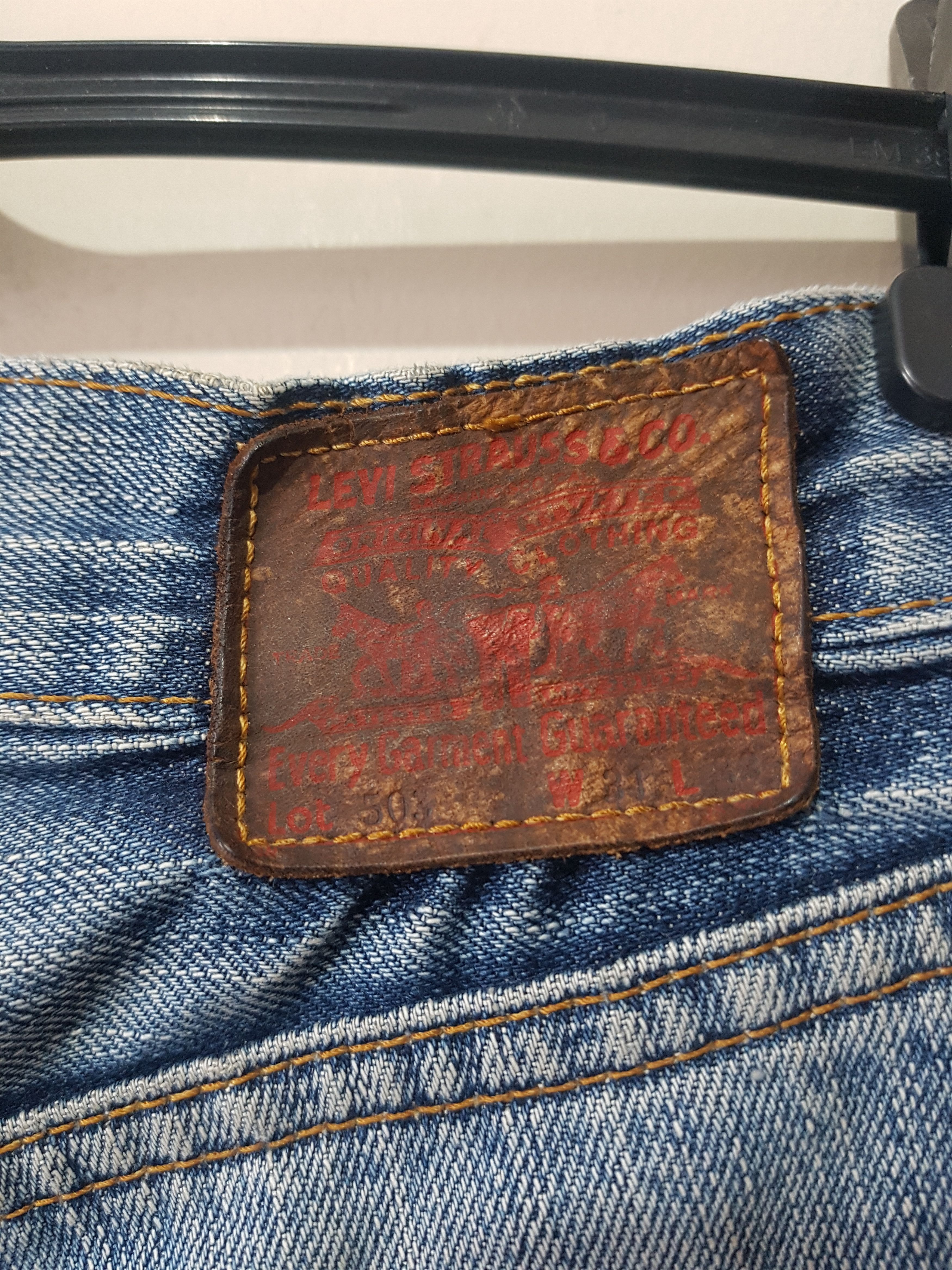 Levi's Vintage Levi's 503 Faded Distressed Jeans Size US 31 - 8 Thumbnail