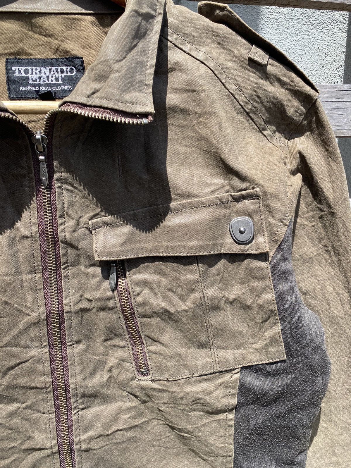 Tornado Mart Vintage Tornado Mart Wax Jacket Size L / US 10 / IT 46 - 4 Thumbnail
