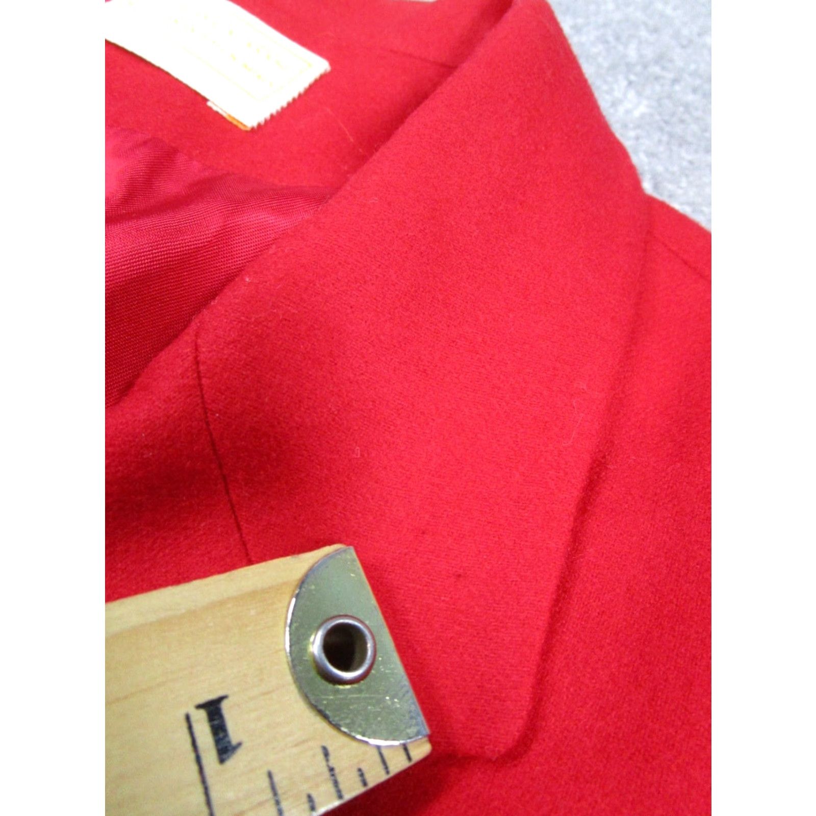 Pendleton Pendleton Womens Blazer Jacket Red Wool 16 42 Chest One-Button Sports Coat Size XXL / US 16-18 / IT 52-54 - 7 Thumbnail