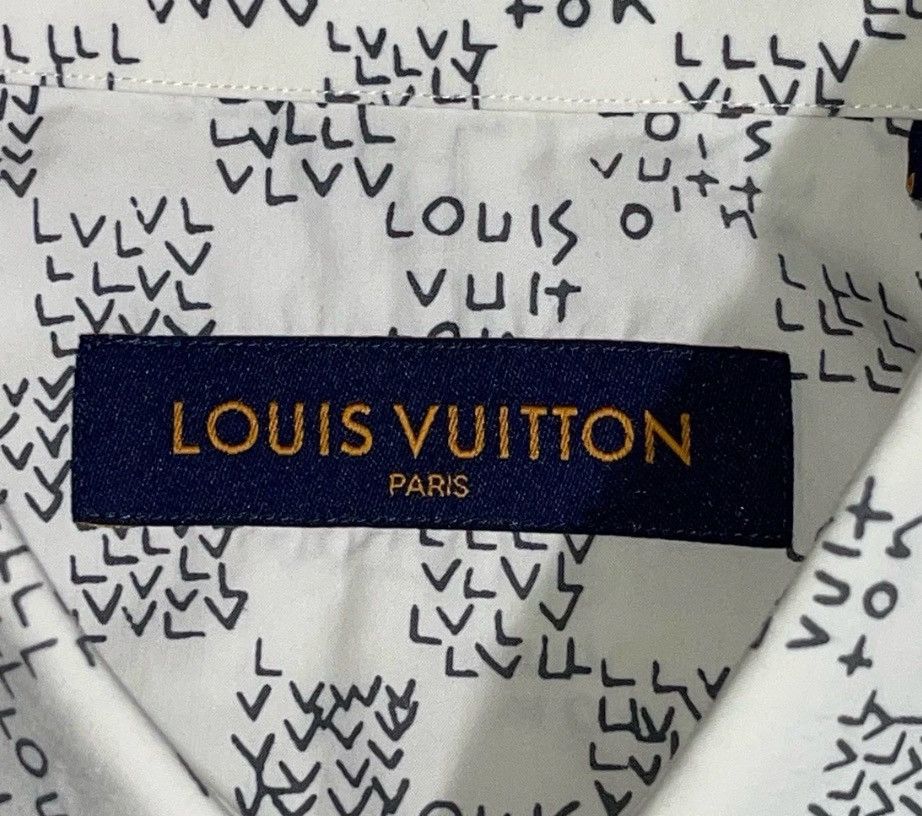 Louis Vuitton Louis Vuitton Full printed airplane shirt 2412-Nextarrow Size 44R - 5 Thumbnail