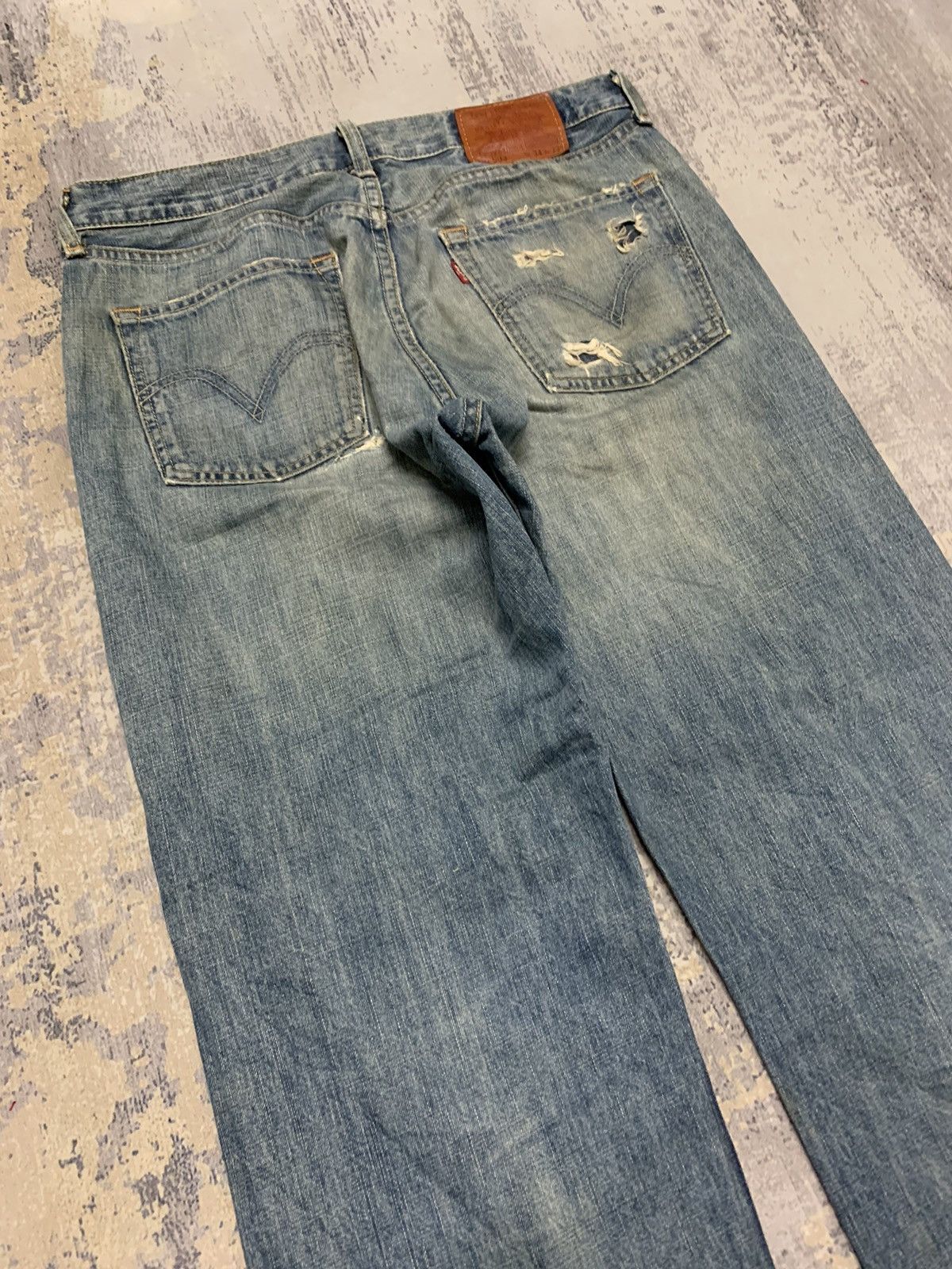 Levi's Vintage Levi's 503 Stone Wash Baggy Jeans 34x29.5 Size US 34 / EU 50 - 10 Thumbnail