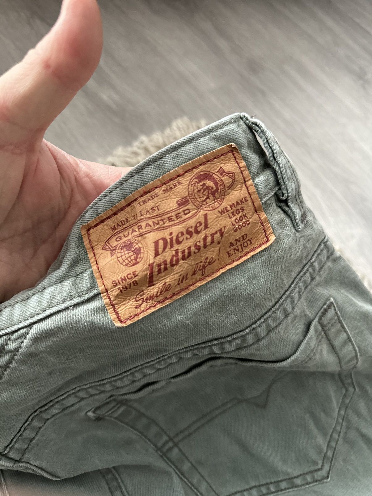 Other Diesel Thavar Plastic Effect Denim Pants Size US 32 / EU 48 - 12 Thumbnail