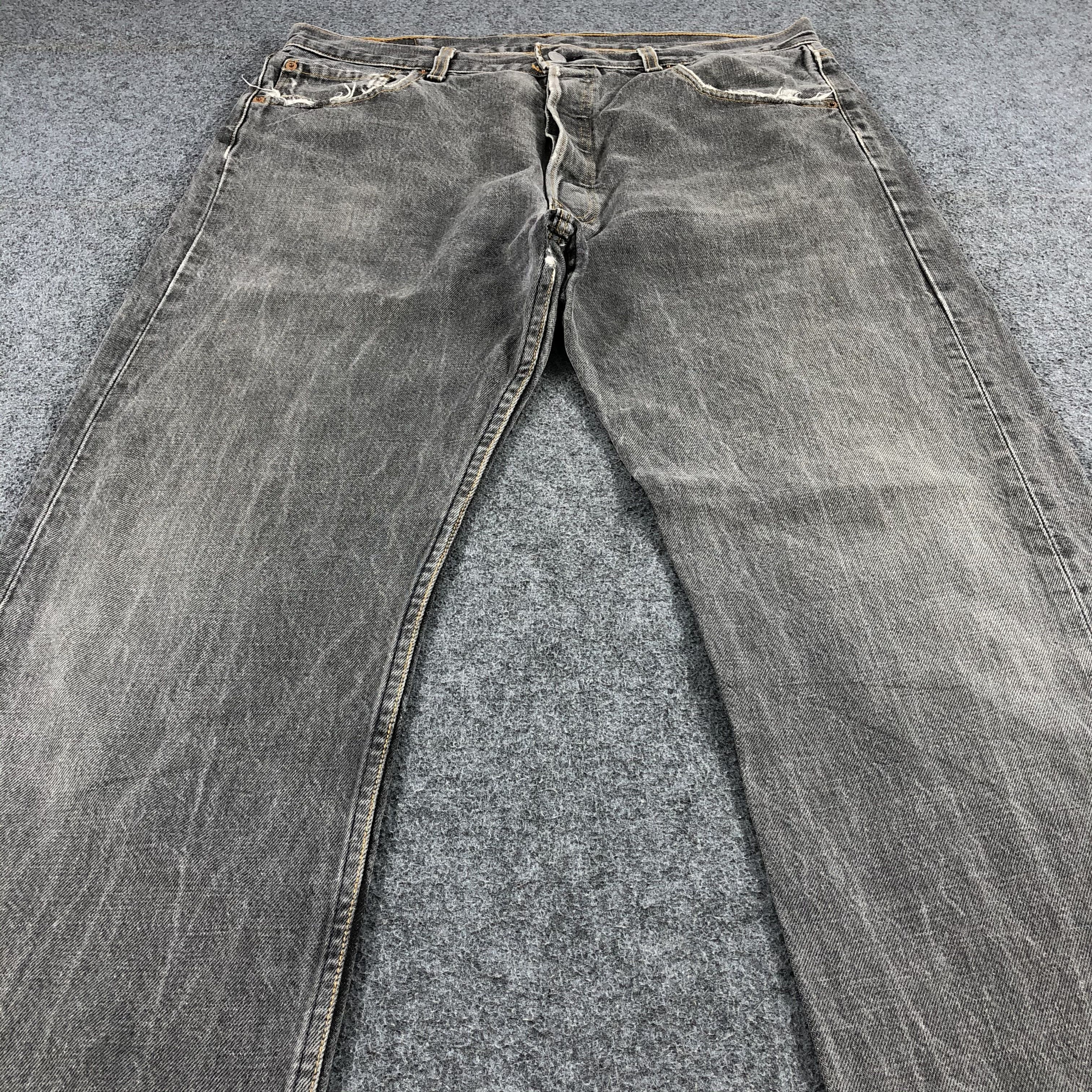 Levi's Vintage 90s Faded Levis Levis 501 Jeans-JM1629 Size US 37 - 3 Thumbnail