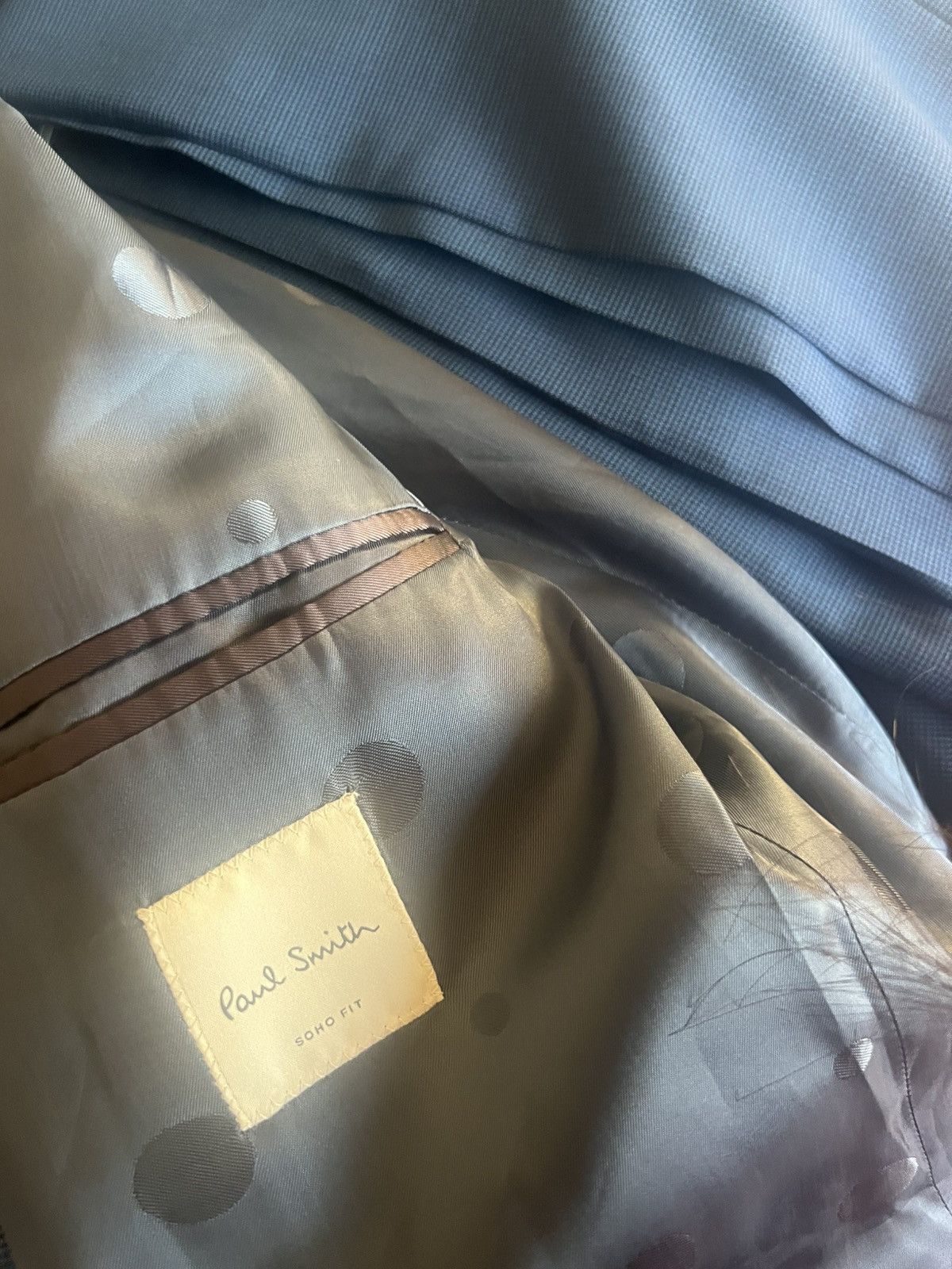 Paul Smith Paul Smith Pattern Suit – Brand New | Blue | 50 (40) R Size 40R - 3 Thumbnail