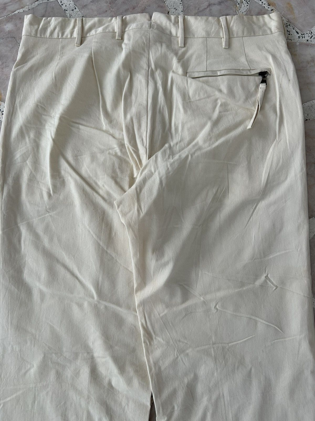 Prada NOS Prada Vintage Slacks White Size US 31 - 8 Thumbnail