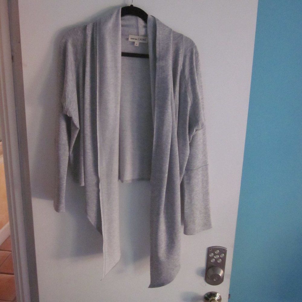 Johnny Was Johnny Was Calme High Low Cardigan Light Gray Size M Size M / US 6-8 / IT 42-44 - 2 Thumbnail