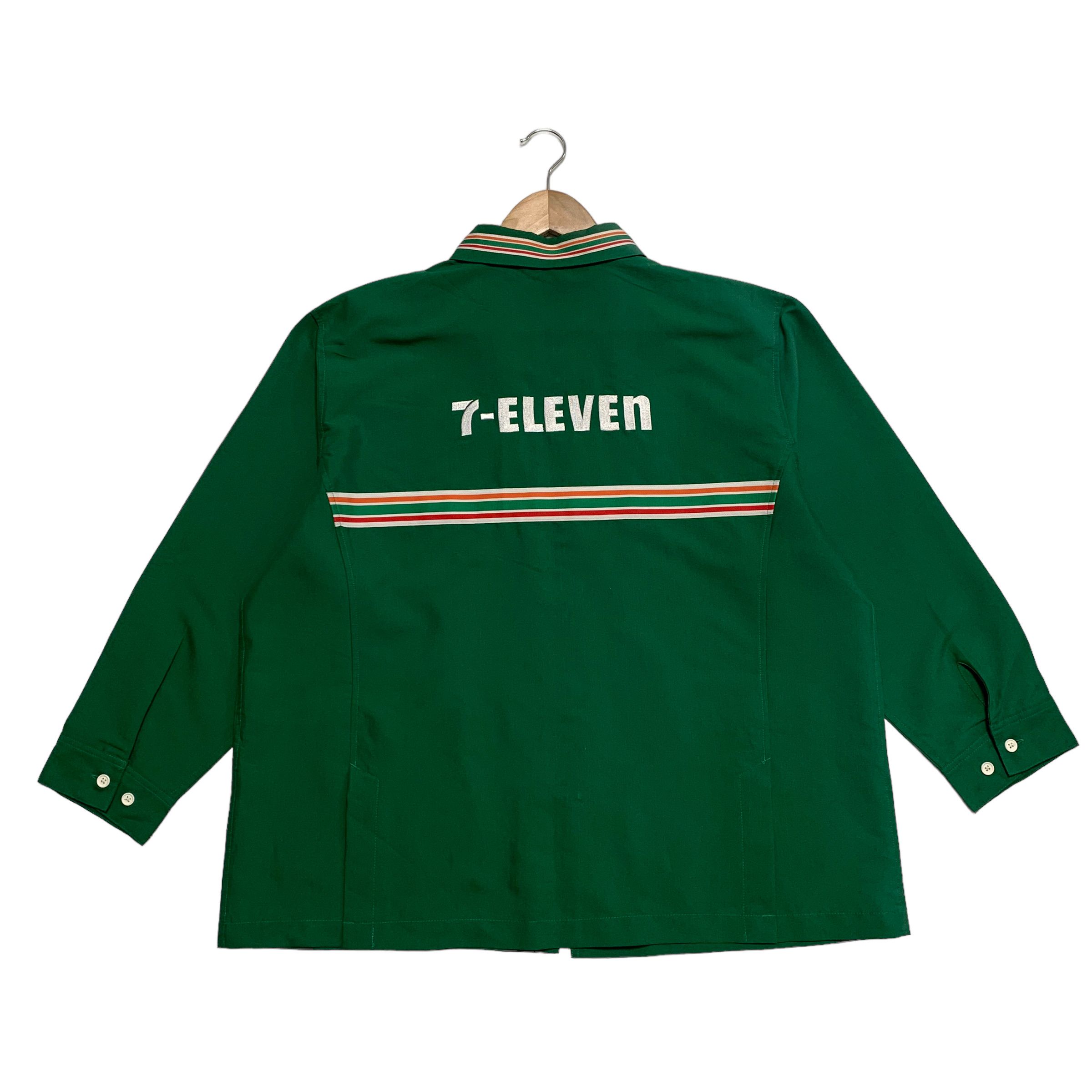 Japanese Brand 7 Eleven Long Sleeve Zipper Shirt Size US L / EU 52-54 / 3 - 2 Thumbnail