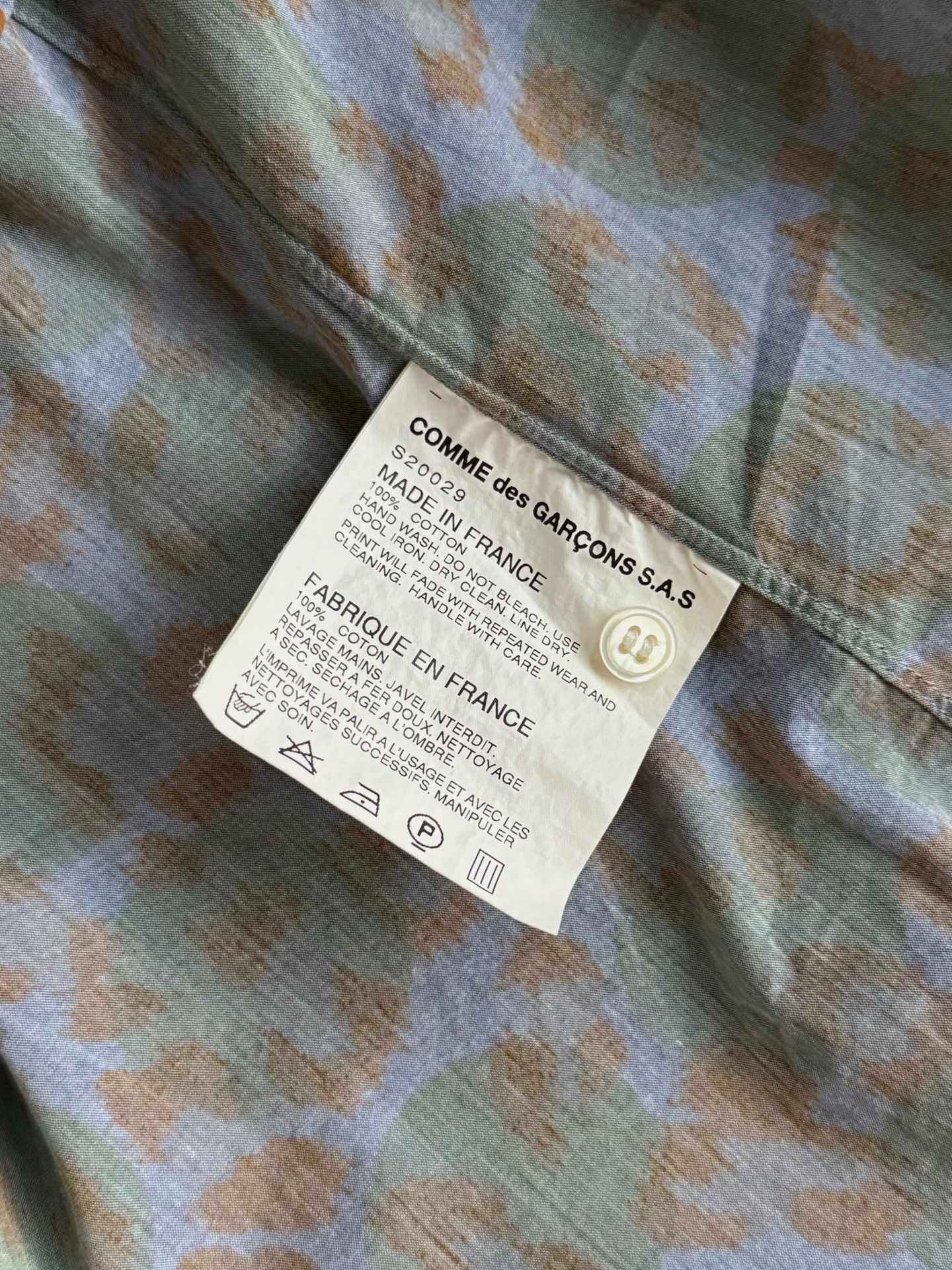 Comme des Garcons CDG SHIRT Rare Graphic Patterned Shirt M Size US M / EU 48-50 / 2 - 6 Thumbnail