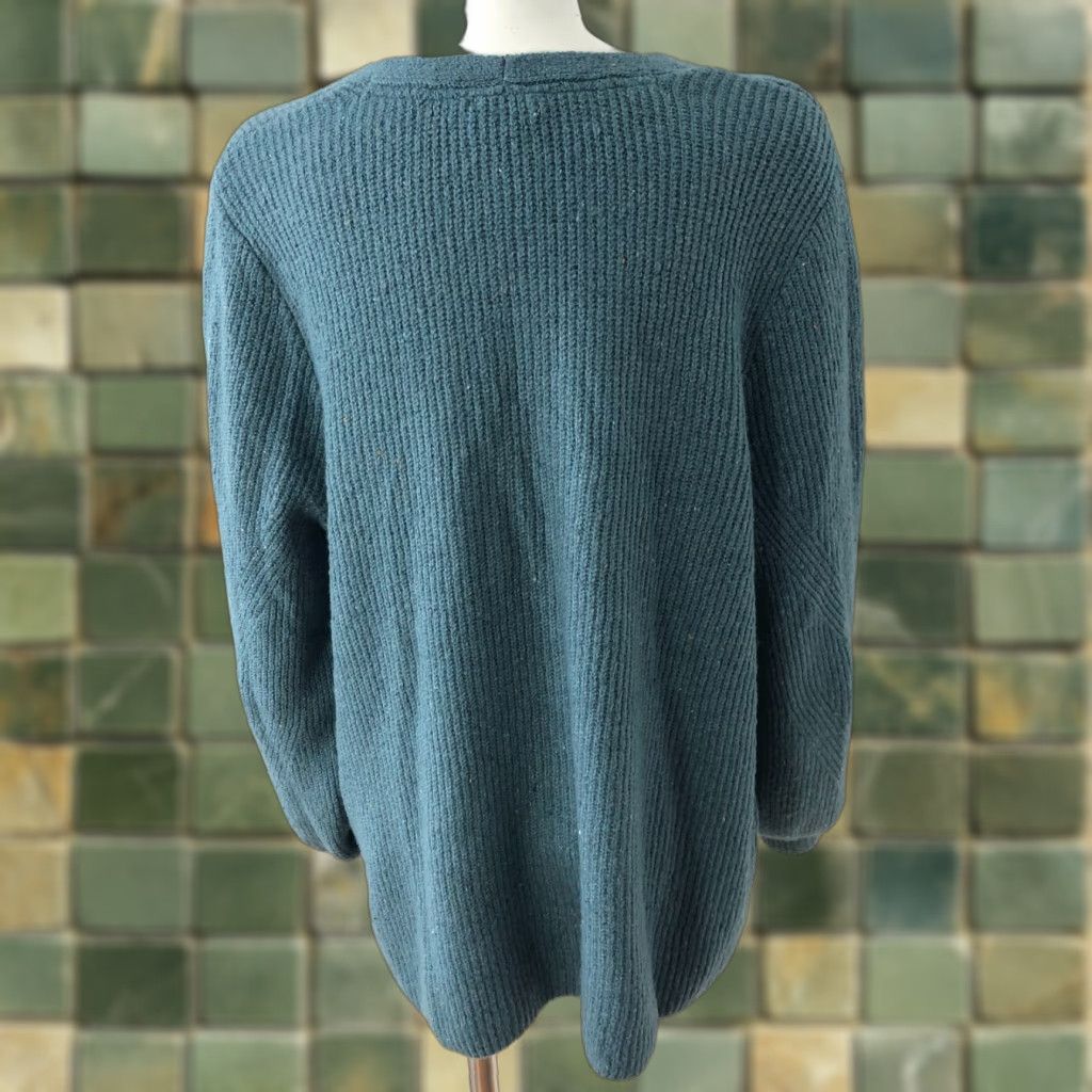 J. Jill J.Jill 3X Women's Knit Acrylic V-Neck Pullover Sweater Green Size XXL / US 16-18 / IT 52-54 - 1 Thumbnail