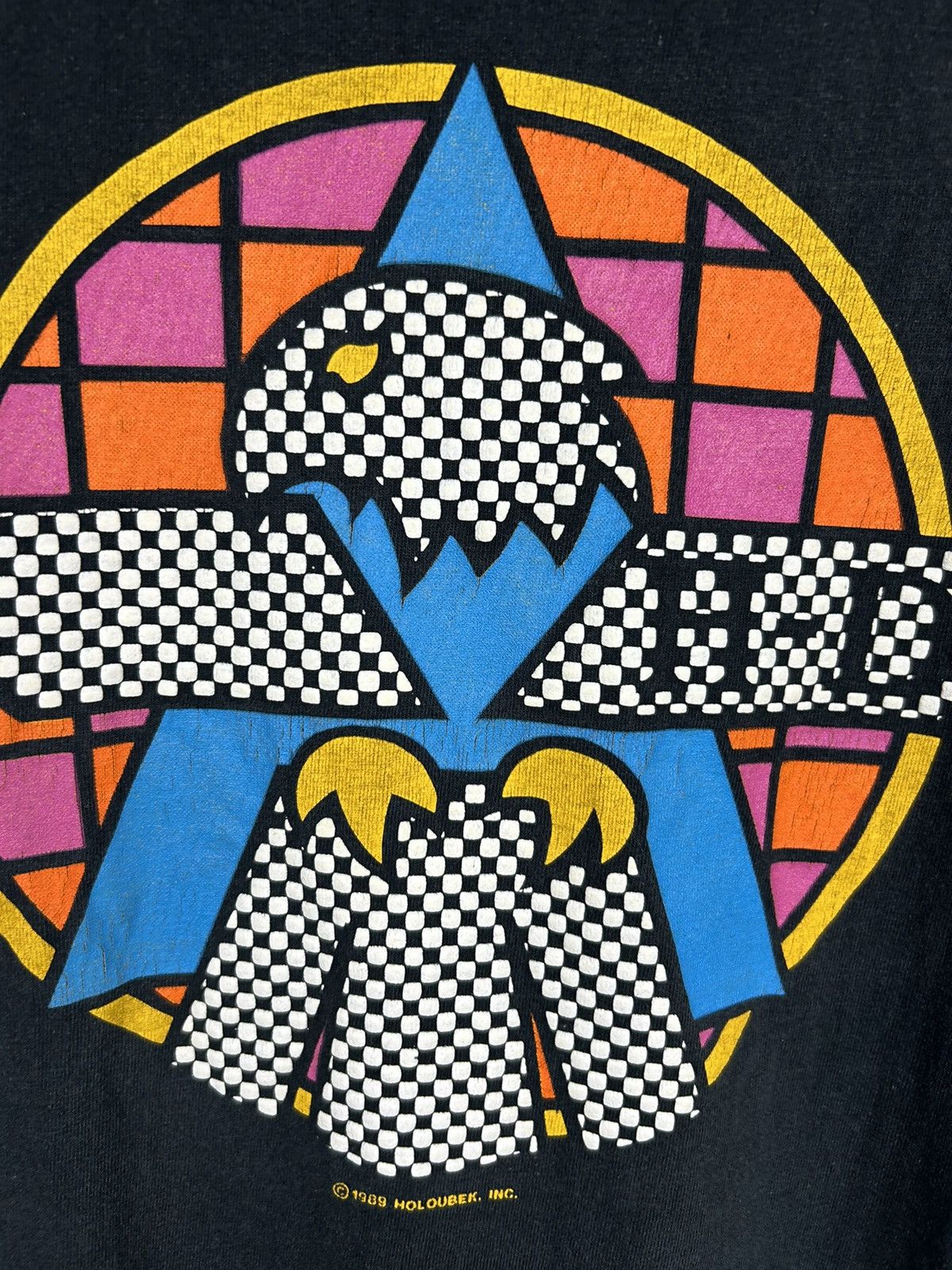 Harley Davidson × Vintage Vintage 1989 Harley Davidson Holoubek T shirt Made in Usa Size US L / EU 52-54 / 3 - 7 Thumbnail
