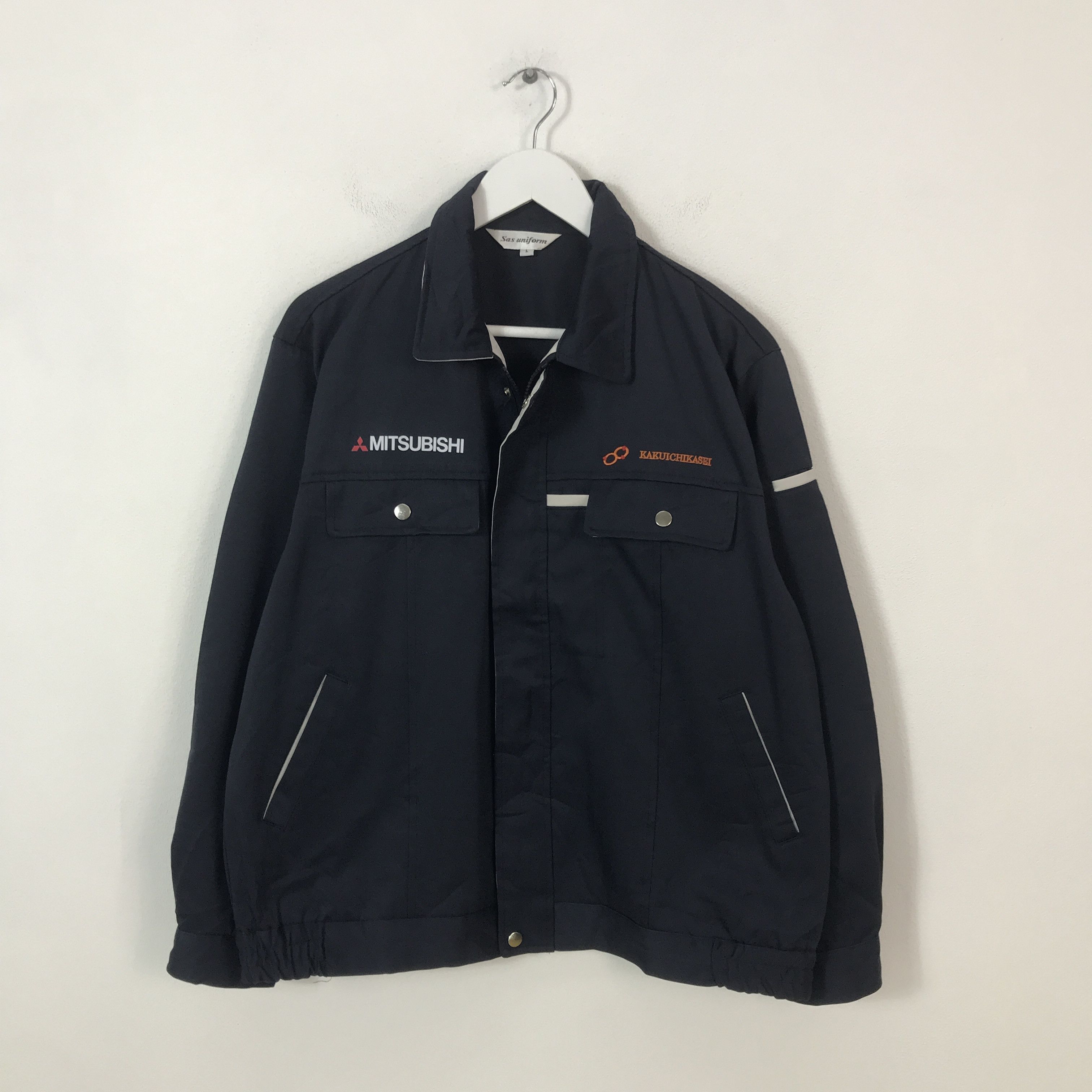 Japanese Brand vintage mitsubishi racing team japan uniform custom jacket Size US L / EU 52-54 / 3 - 2 Thumbnail