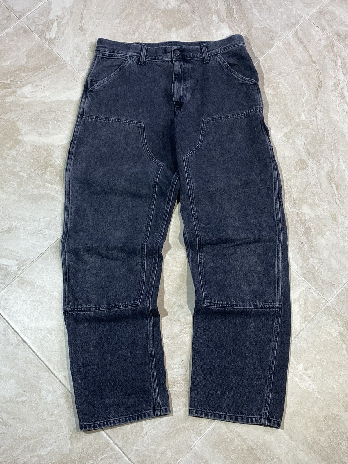 Carhartt Carhartt Double Knee Pant Washed Y2k Strertwear Style Size US 34 / EU 50 - 2 Thumbnail