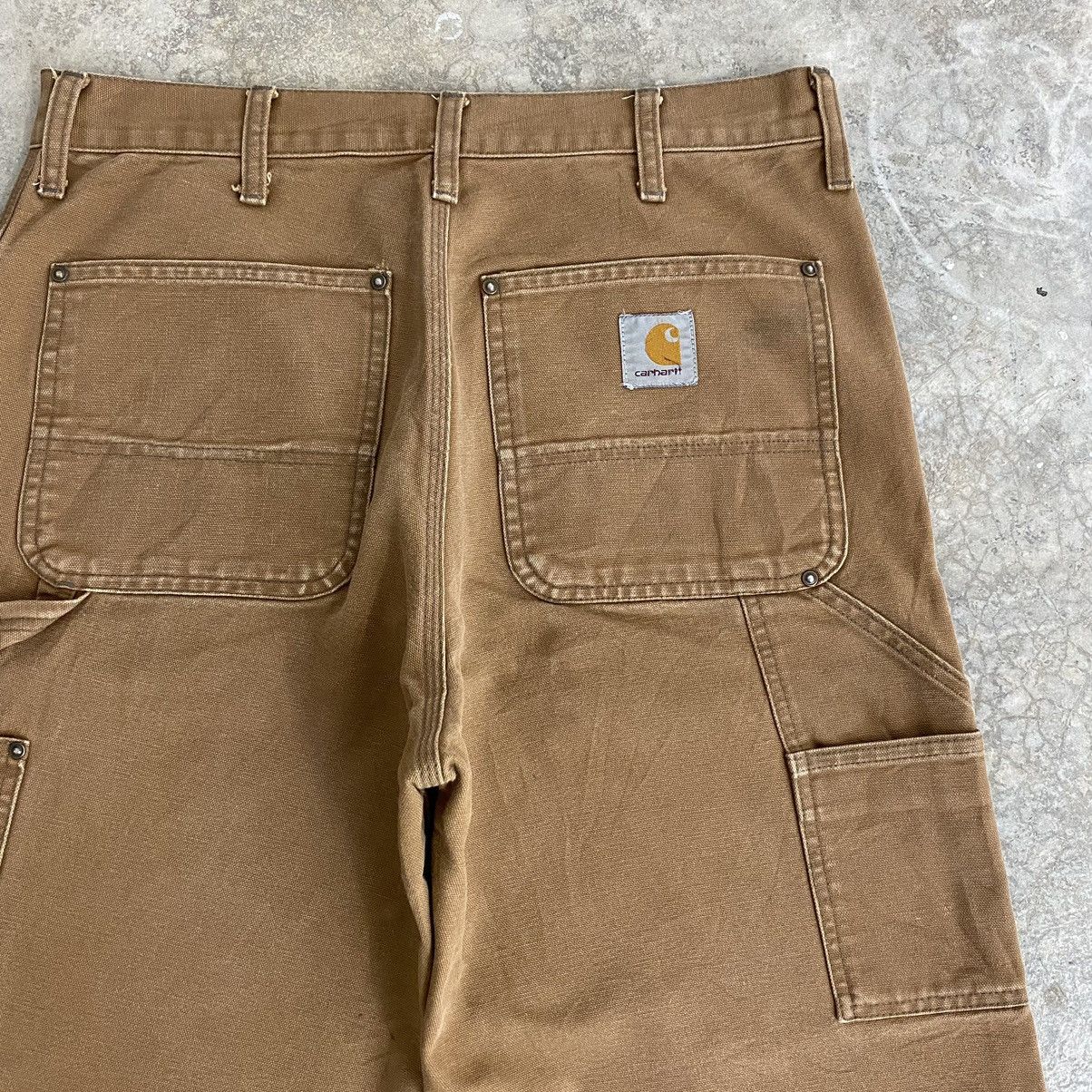Carhartt Vintage Carhartt Double Knee Tan Dirty Carpenter Pants Size US 33 - 18 Thumbnail