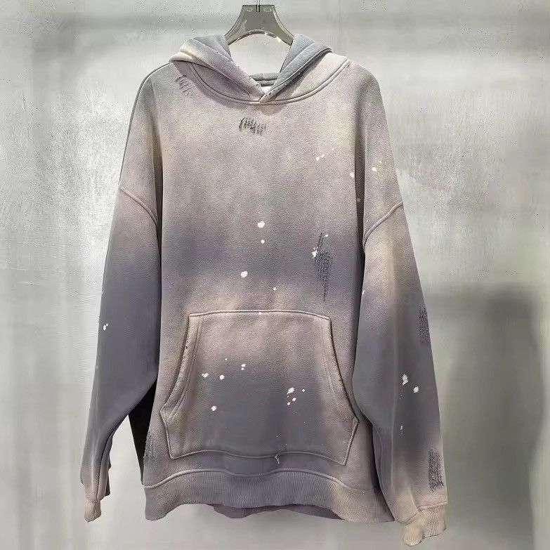 Vintage Design Washed Retro Distressed Hoodie Sweatshirt Size US L / EU 52-54 / 3 - 1 Thumbnail