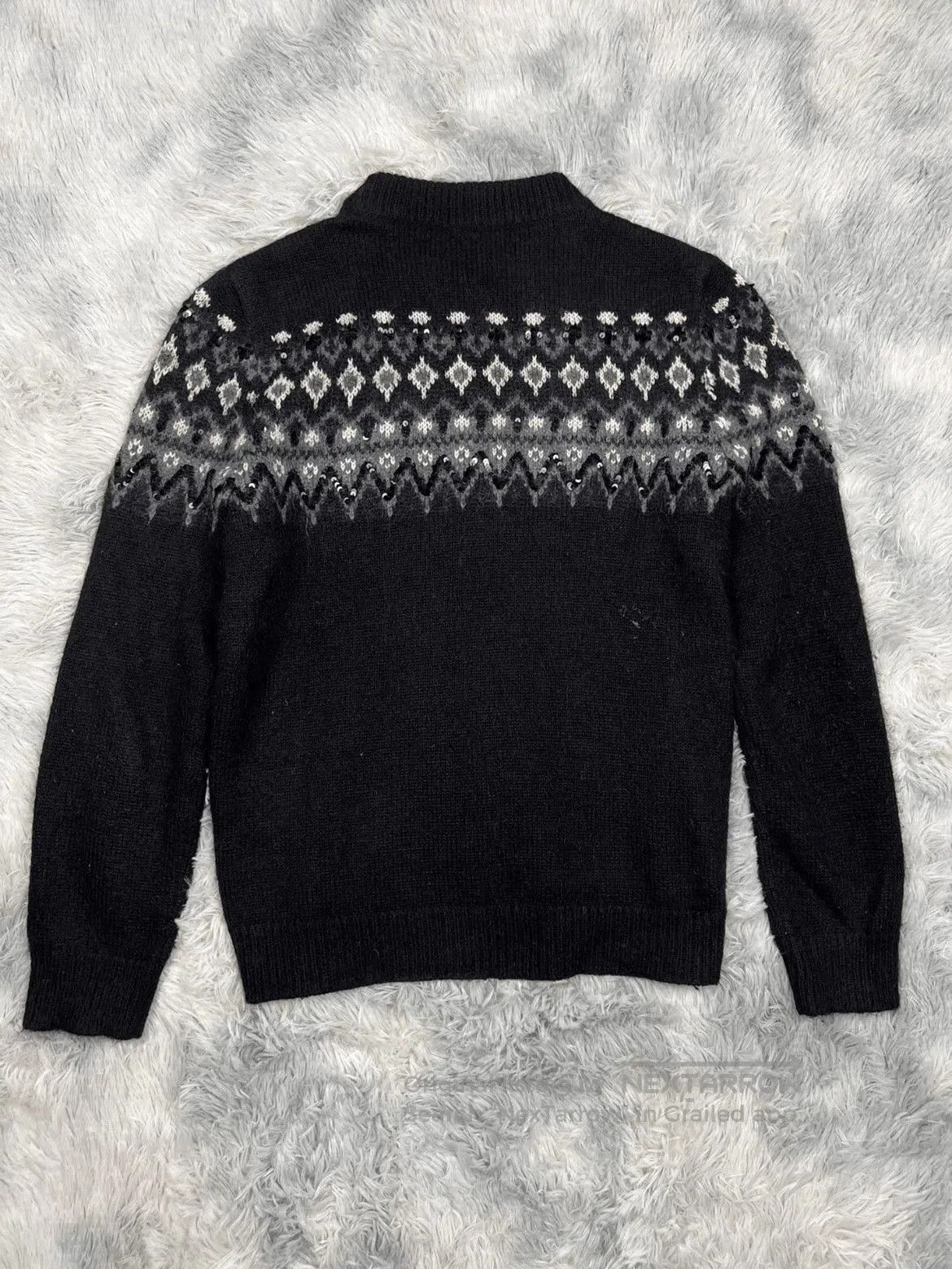 Saint Laurent Paris Saint Laurent Paris 16AW Scale Knitwear Sweater. Size US M / EU 48-50 / 2 - 5 Thumbnail
