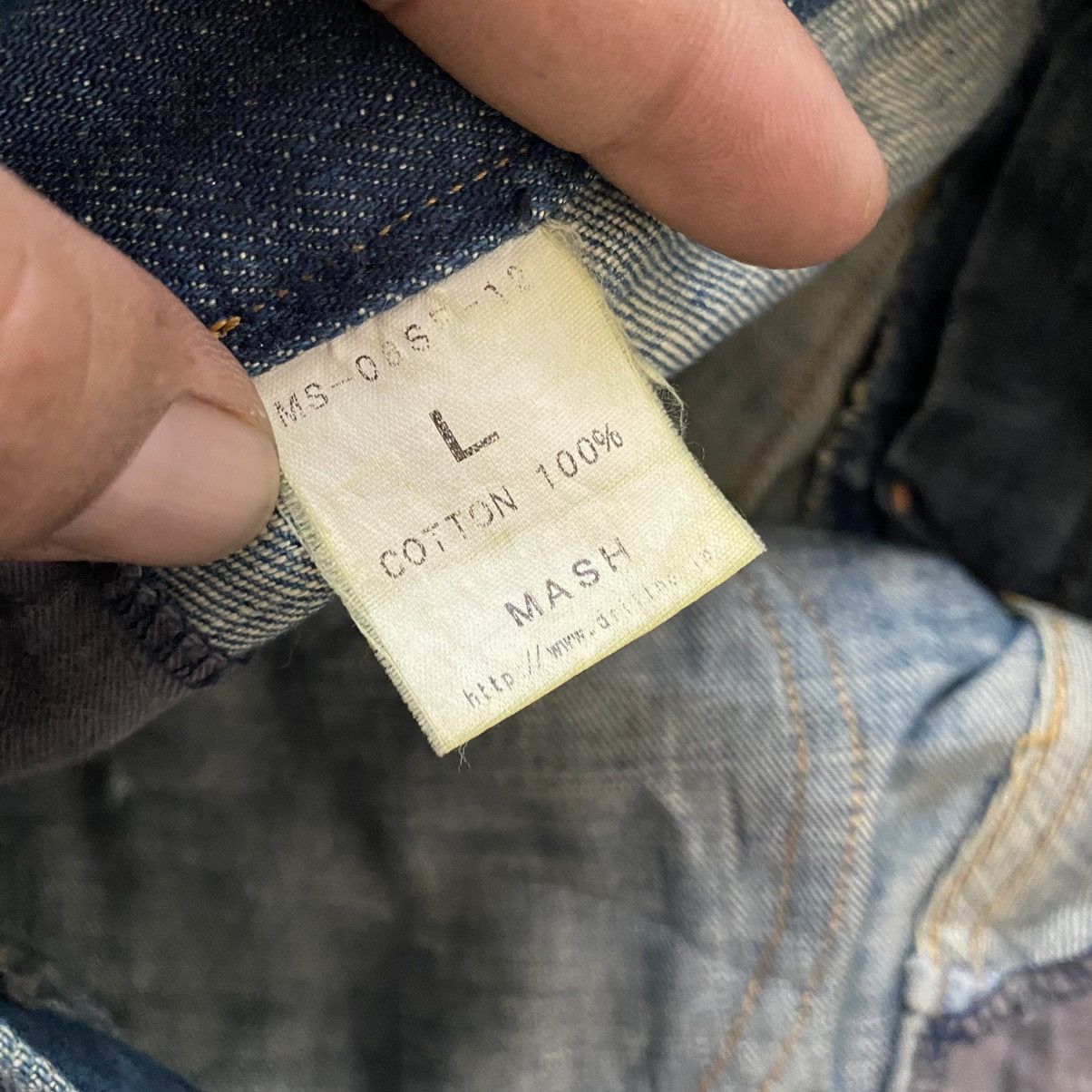 If Six Was Nine × Japanese Brand × Vintage ✨Nice design MASH Kapital inspired jeans Size US 36 / EU 52 - 11 Thumbnail