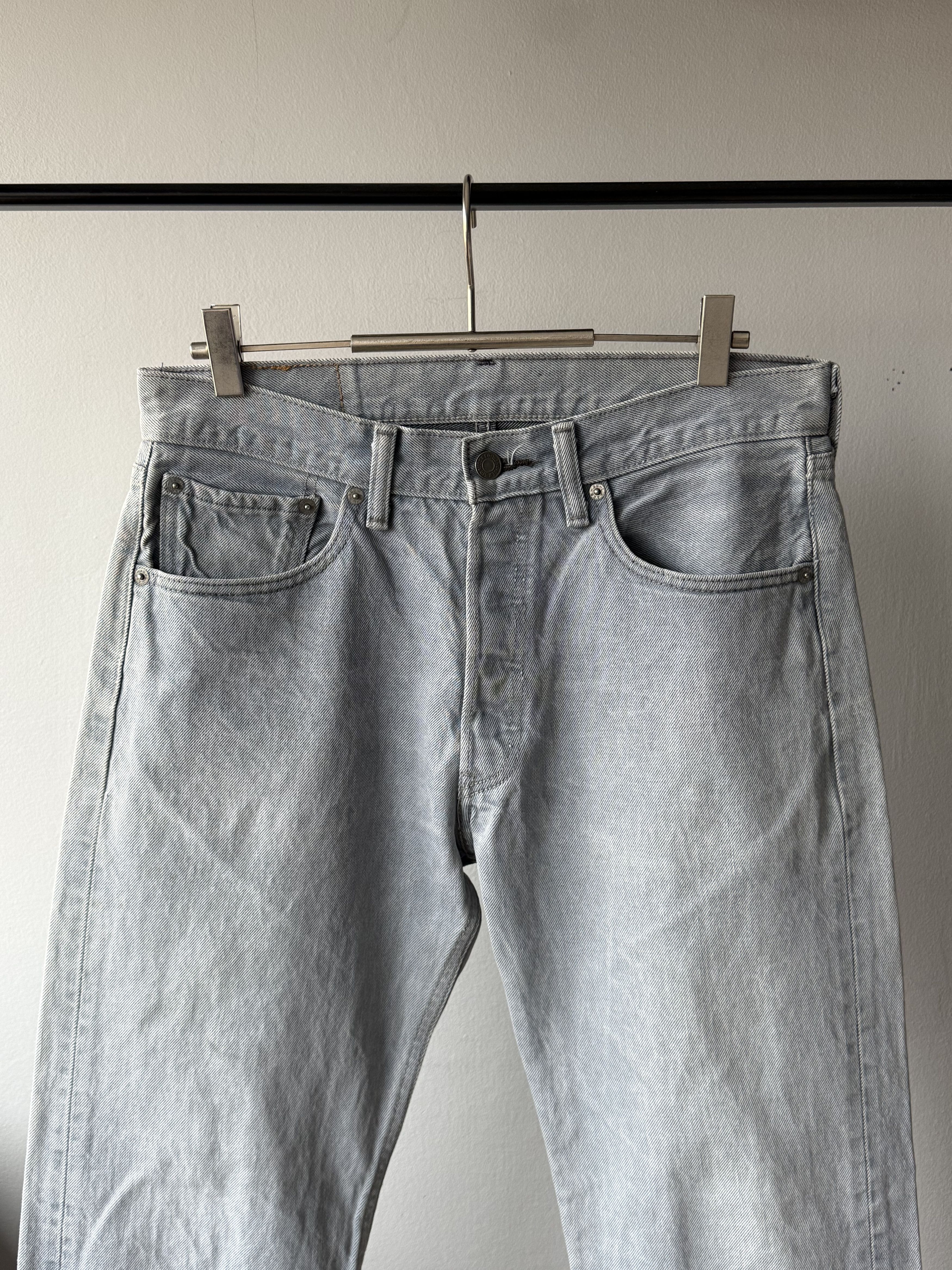 Levi's × Levi's Vintage Clothing × Vintage Vintage Levi's 501 Gray Cotton Denim Jeans Made In Mexico Size US 32 / EU 48 - 4 Thumbnail