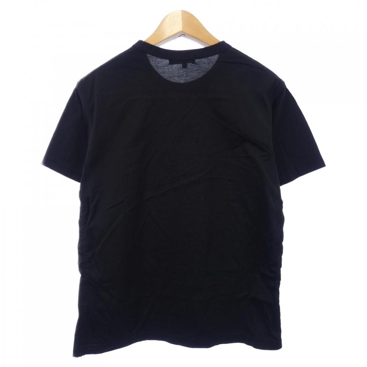 Short Sleeve T-Shirts Black Plain Crew Neck Cotton