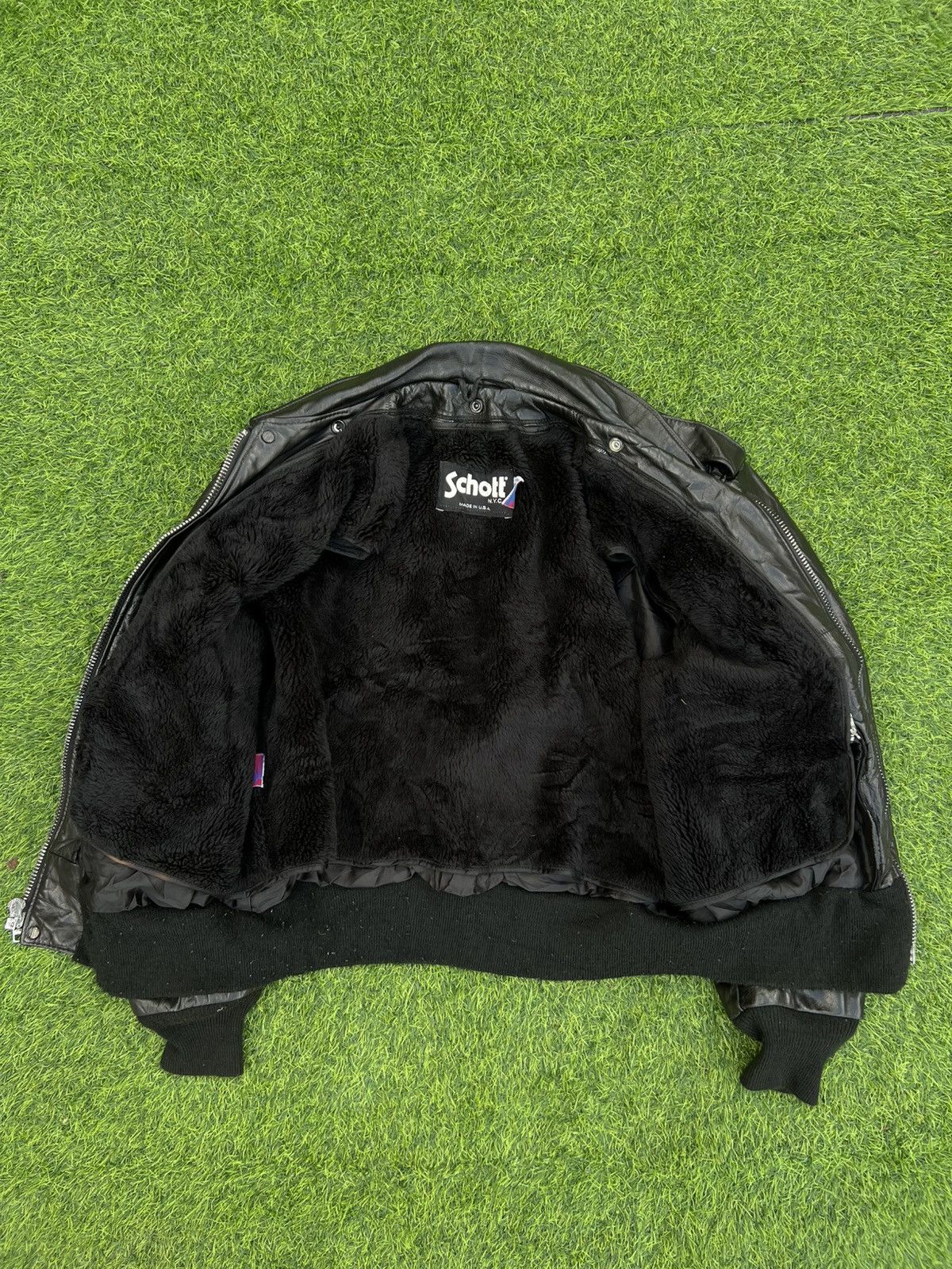 Schott VINTAGE SCHOTT NYC 184SM NAKED COWHIDE A-2 FLIGHT JACKET- M Size US M / EU 48-50 / 2 - 14 Thumbnail
