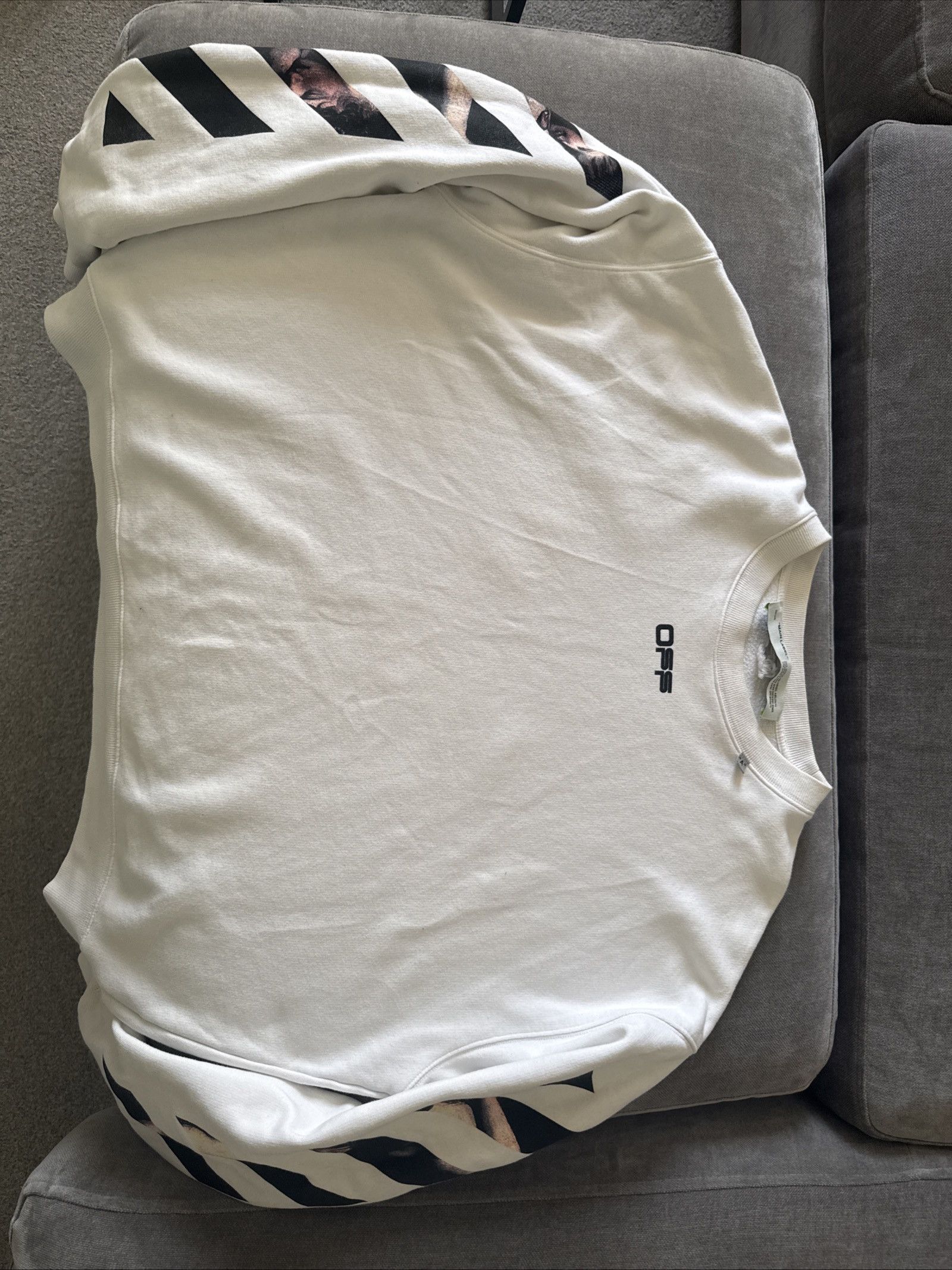 Off-White OFF-WHITE SS20 Caravaggio Arrow Back Arrows Sketch Mens Logo Size US L / EU 52-54 / 3 - 2 Thumbnail