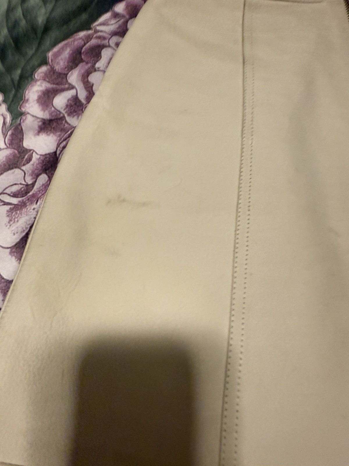 Aje Women’s Cream Leather Skirt Size 26" / US 2 / IT 38 - 5 Thumbnail