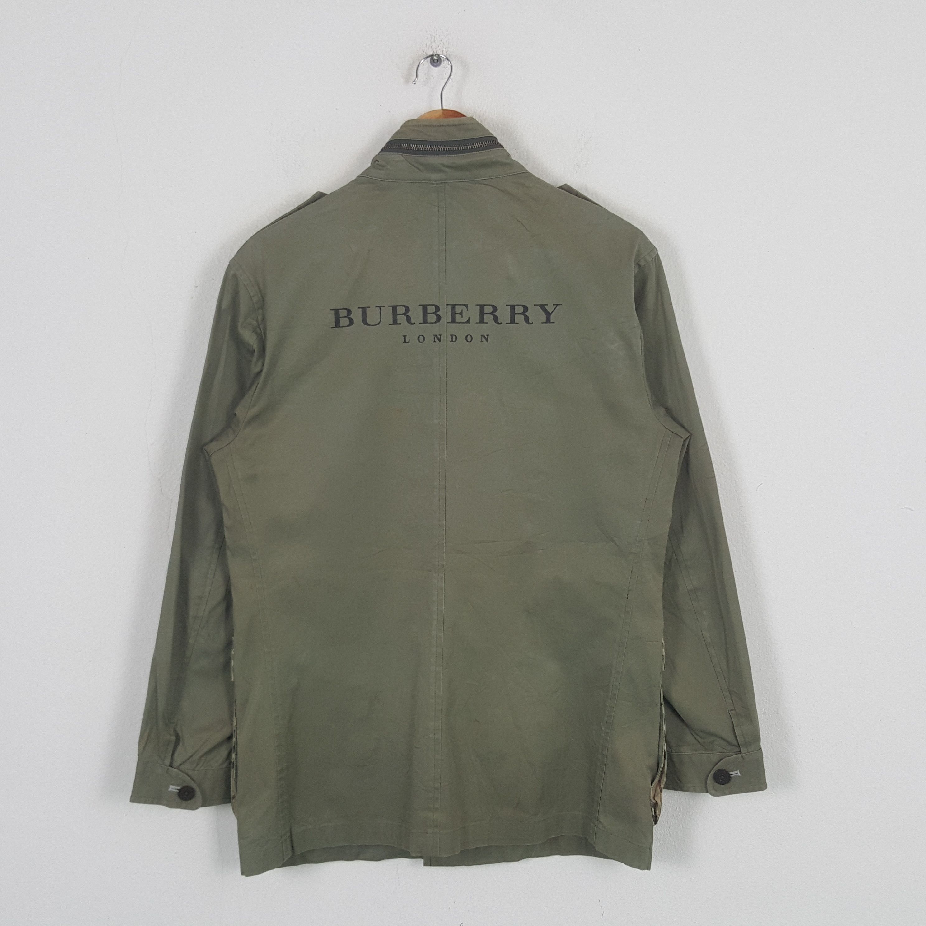 Burberry × Vintage Vintage Burberry London Designer Brand Parka Jacket C287N18 Size US XXL / EU 58 / 5 - 3 Thumbnail