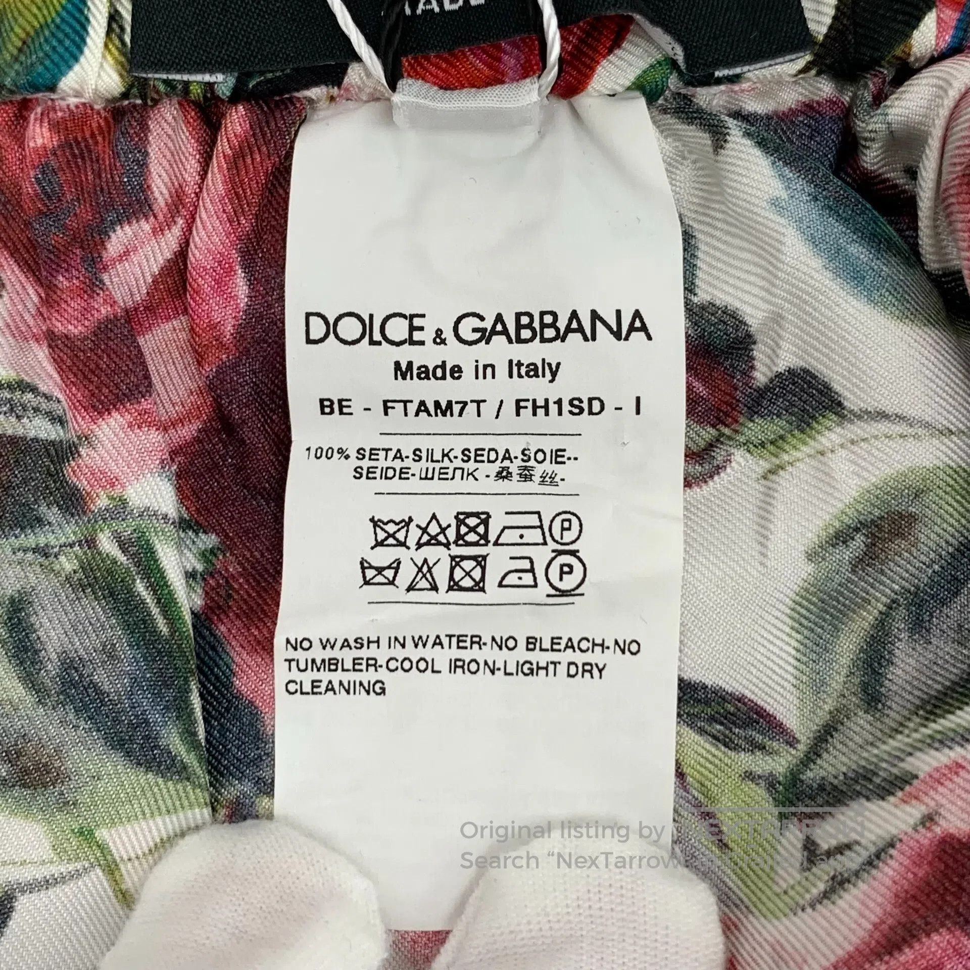 Dolce & Gabbana Dolce Gabbana Color block rose flower full print mulberry Size US 36 / EU 52 - 7 Thumbnail