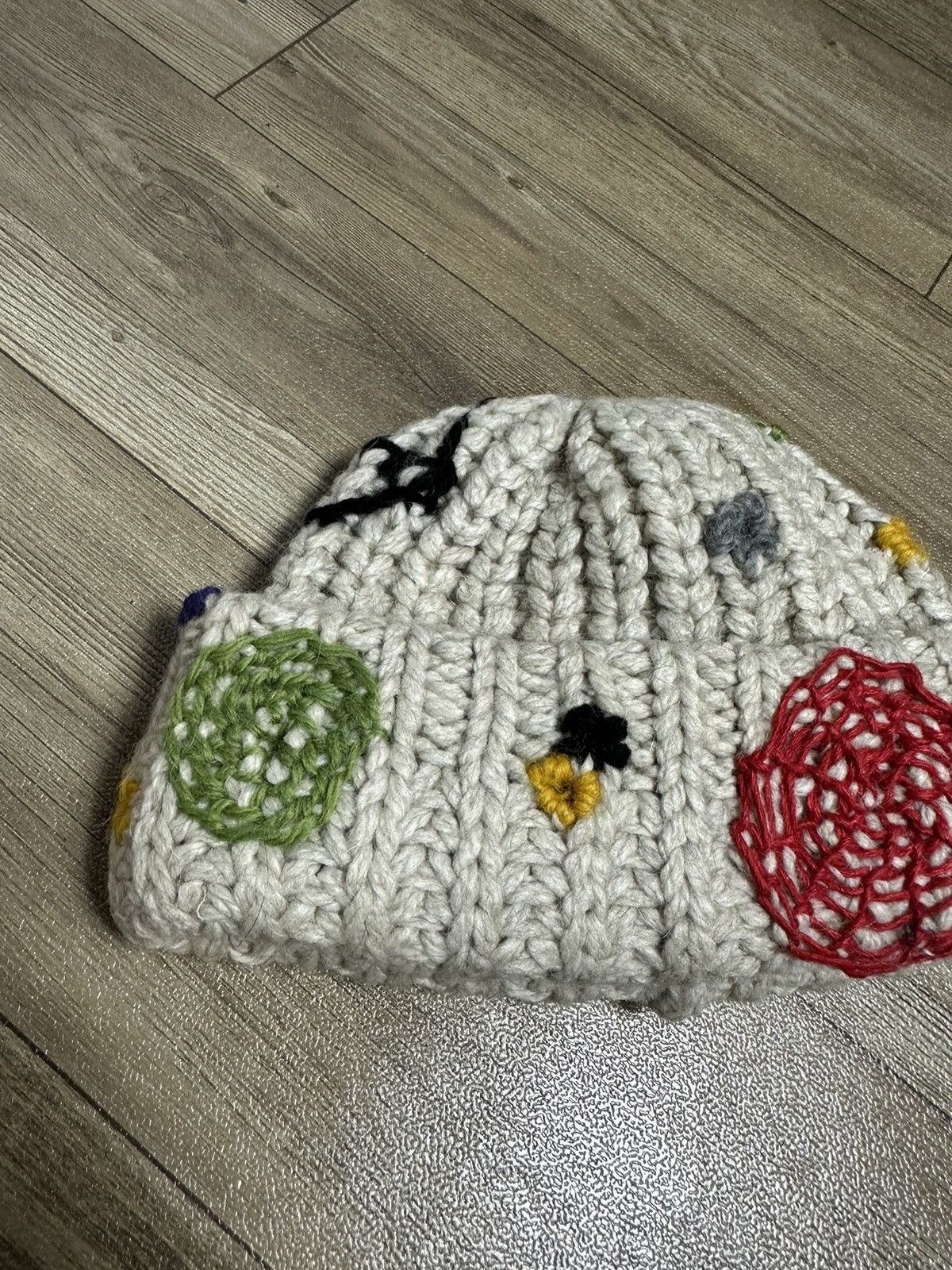 Handmade Custom Made Nice Design Art Knitted Spider Beanie Hats Size ONE SIZE - 13 Thumbnail