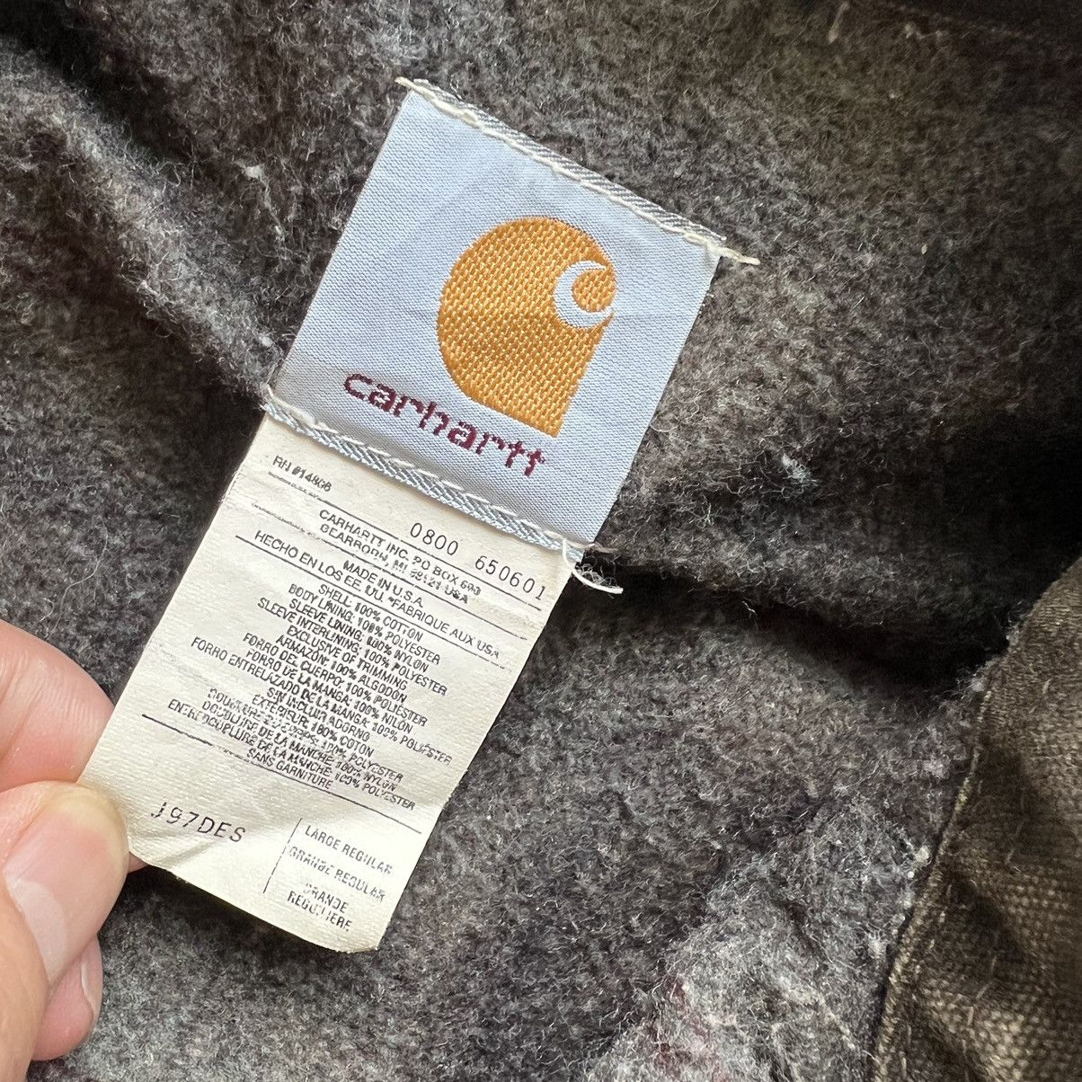 Carhartt Carhartt Detroit J97 jacket 90s vintage Size US L / EU 52-54 / 3 - 4 Thumbnail