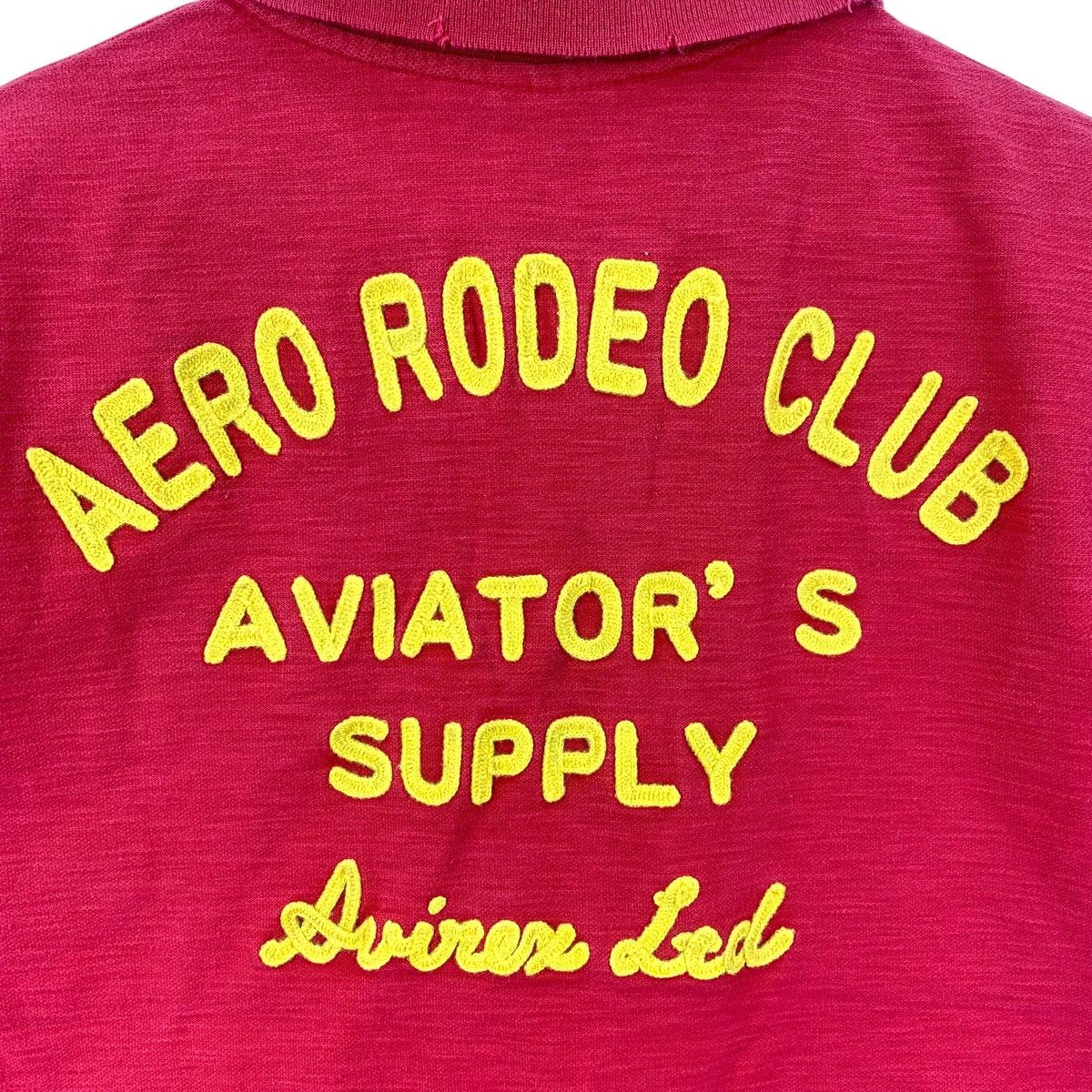 Avirex AVIREX AVIATOR SUPPLY Aero Rodeo Club Polo Tee Shirt Size L / US 10 / IT 46 - 2 Thumbnail