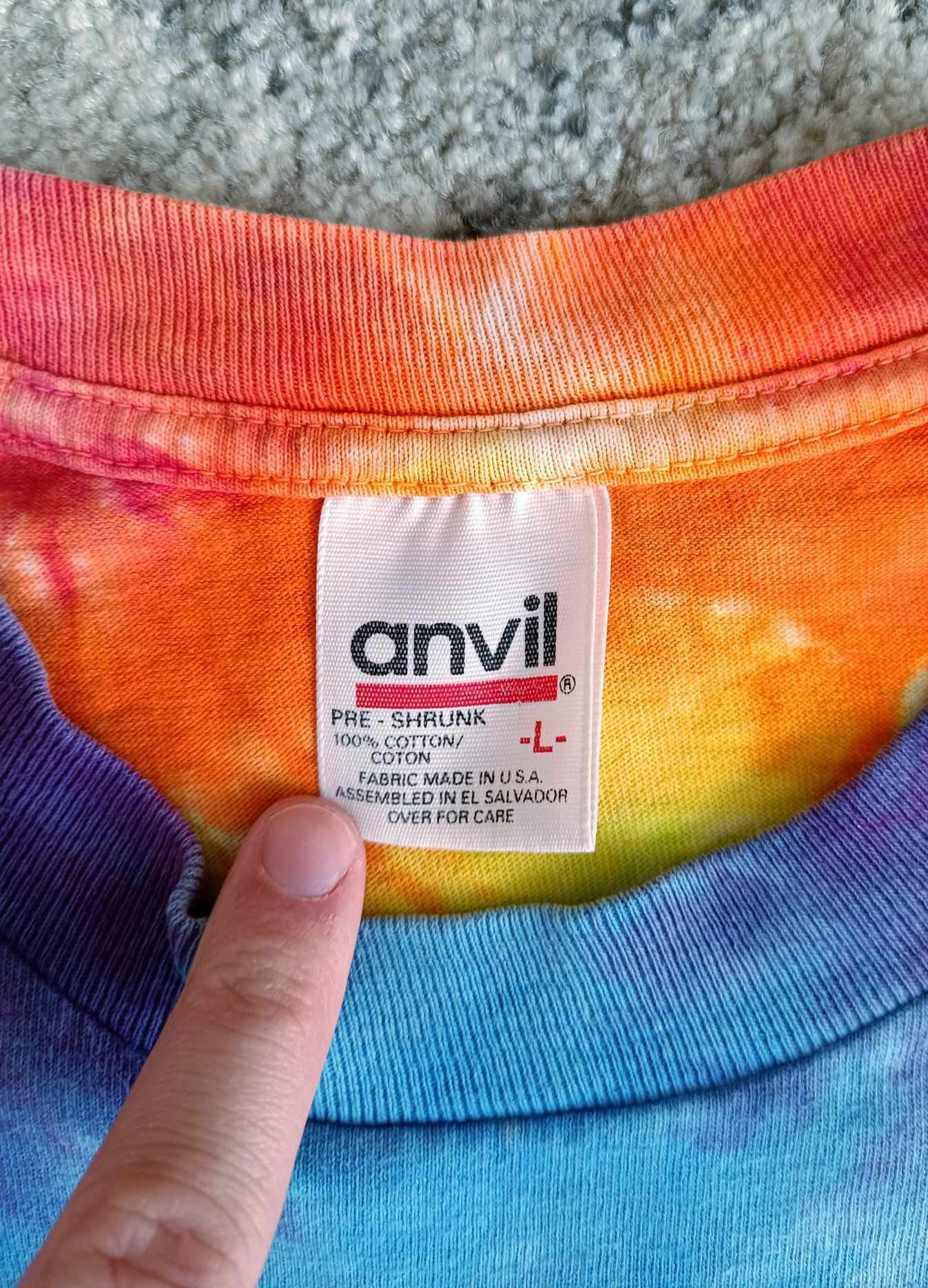 Anvil × Vintage Vintage single stitch tie dye tee Size US L / EU 52-54 / 3 - 4 Thumbnail