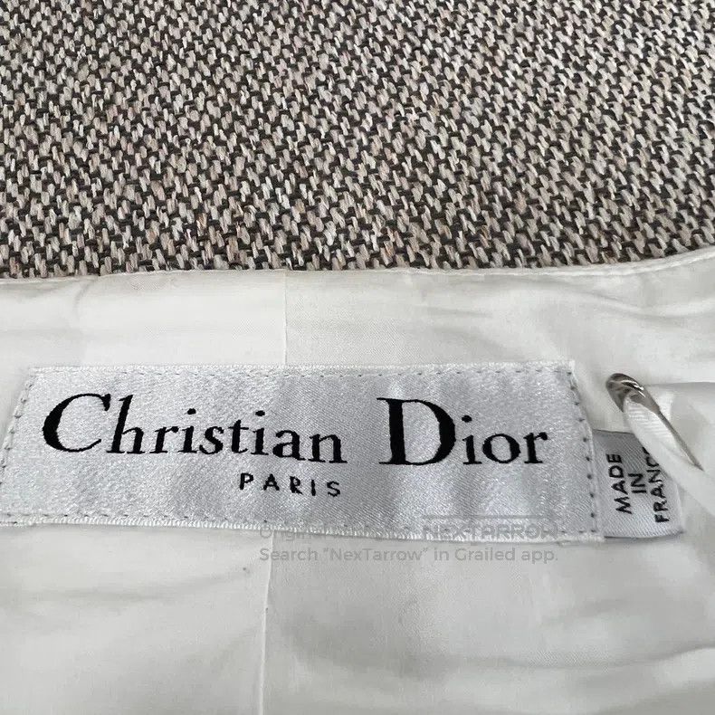 Dior Dior Beige double-breasted one-shoulder dress Size XS / US 0-2 / IT 36-38 - 3 Thumbnail