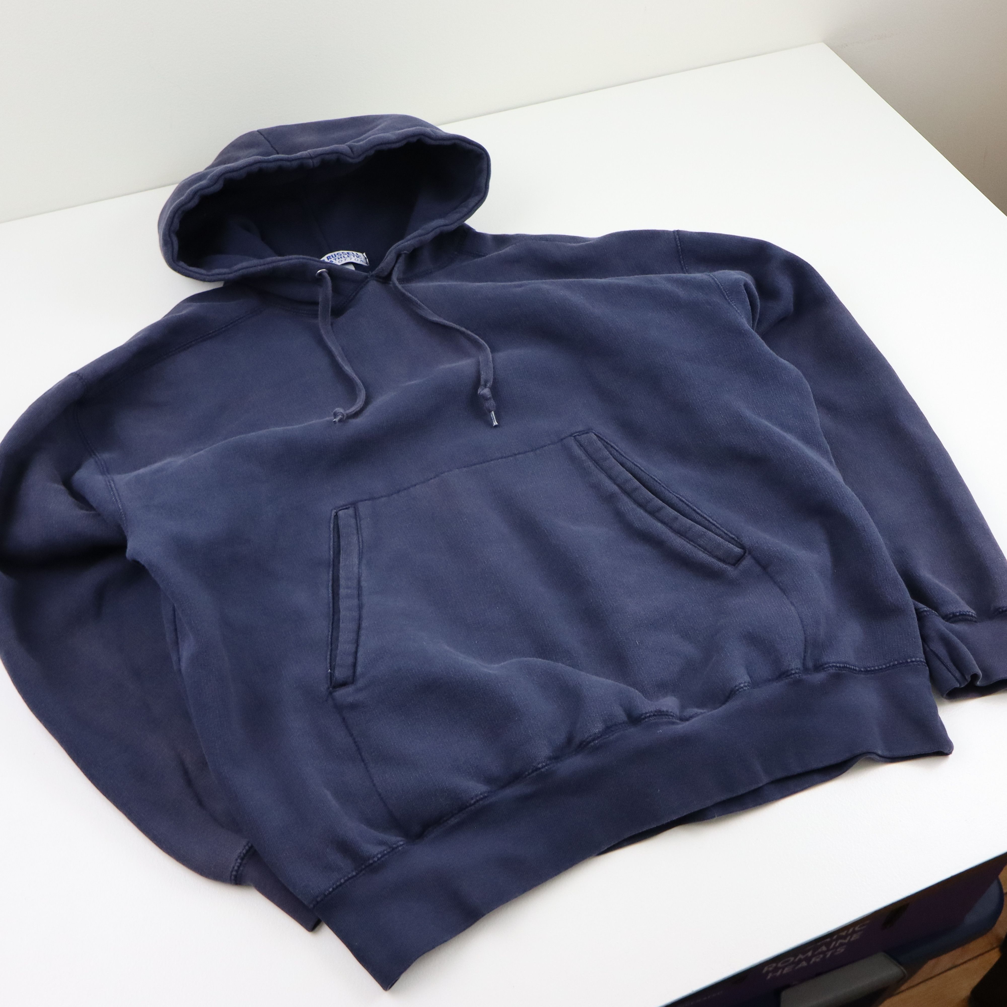 Russell Athletic × Vintage Russell Baggy Grunge Faded Heavyweight Hoodie Mens Large Y2K Size US L / EU 52-54 / 3 - 4 Thumbnail