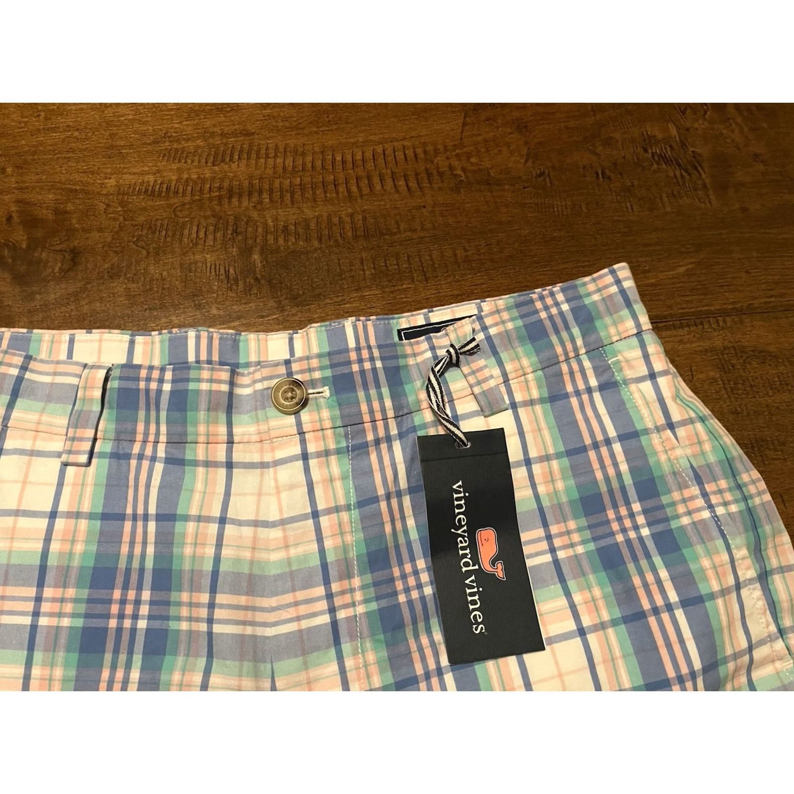 Vineyard Vines Vineyard Vines Breaker Shorts Men's 32 Pastel Plaid Chino Preppy Short New! Size US 32 / EU 48 - 2 Thumbnail