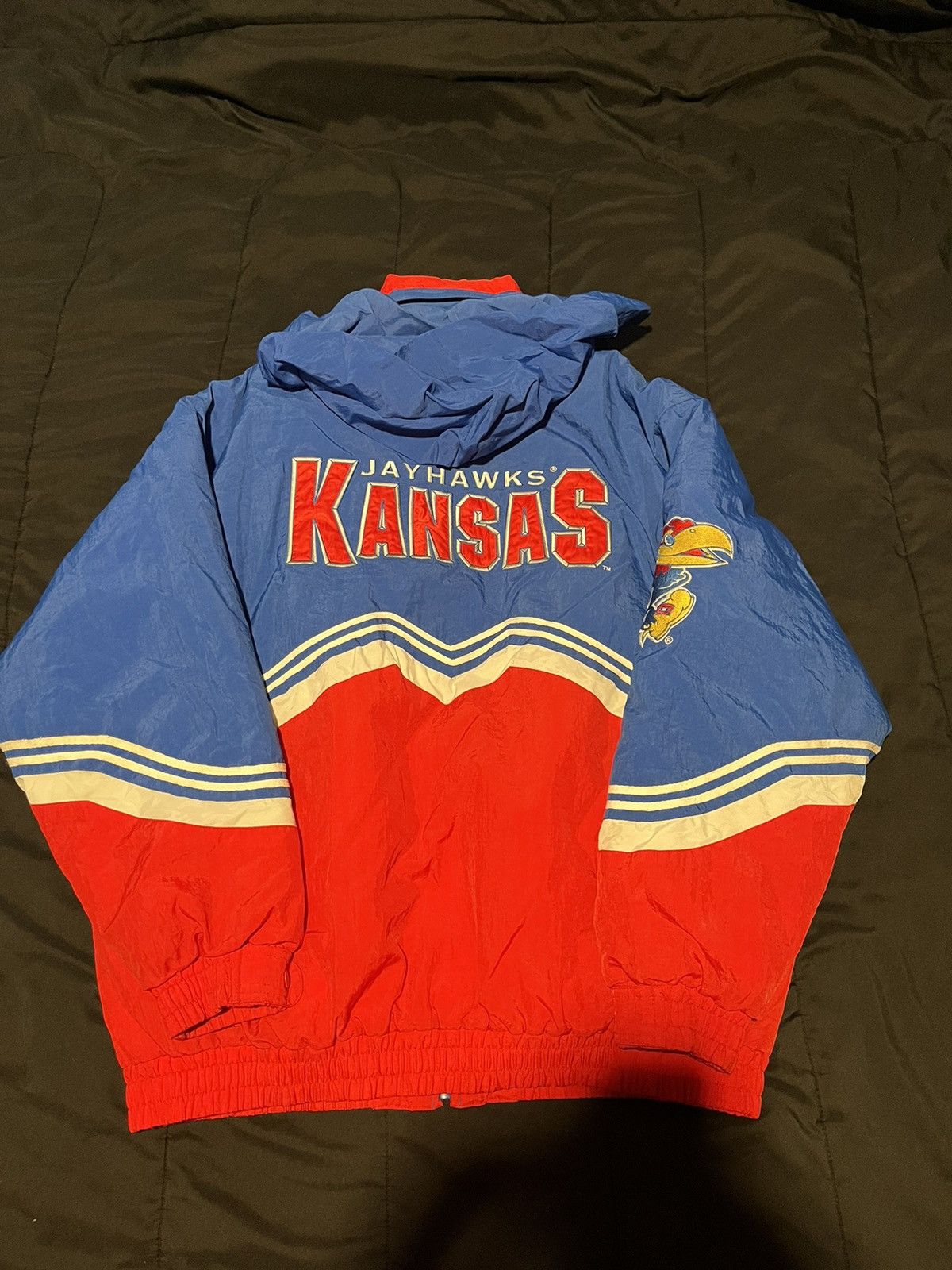 Logo Athletic Vintage Kansas Jayhawks Jacket Size US XL / EU 56 / 4 - 5 Thumbnail