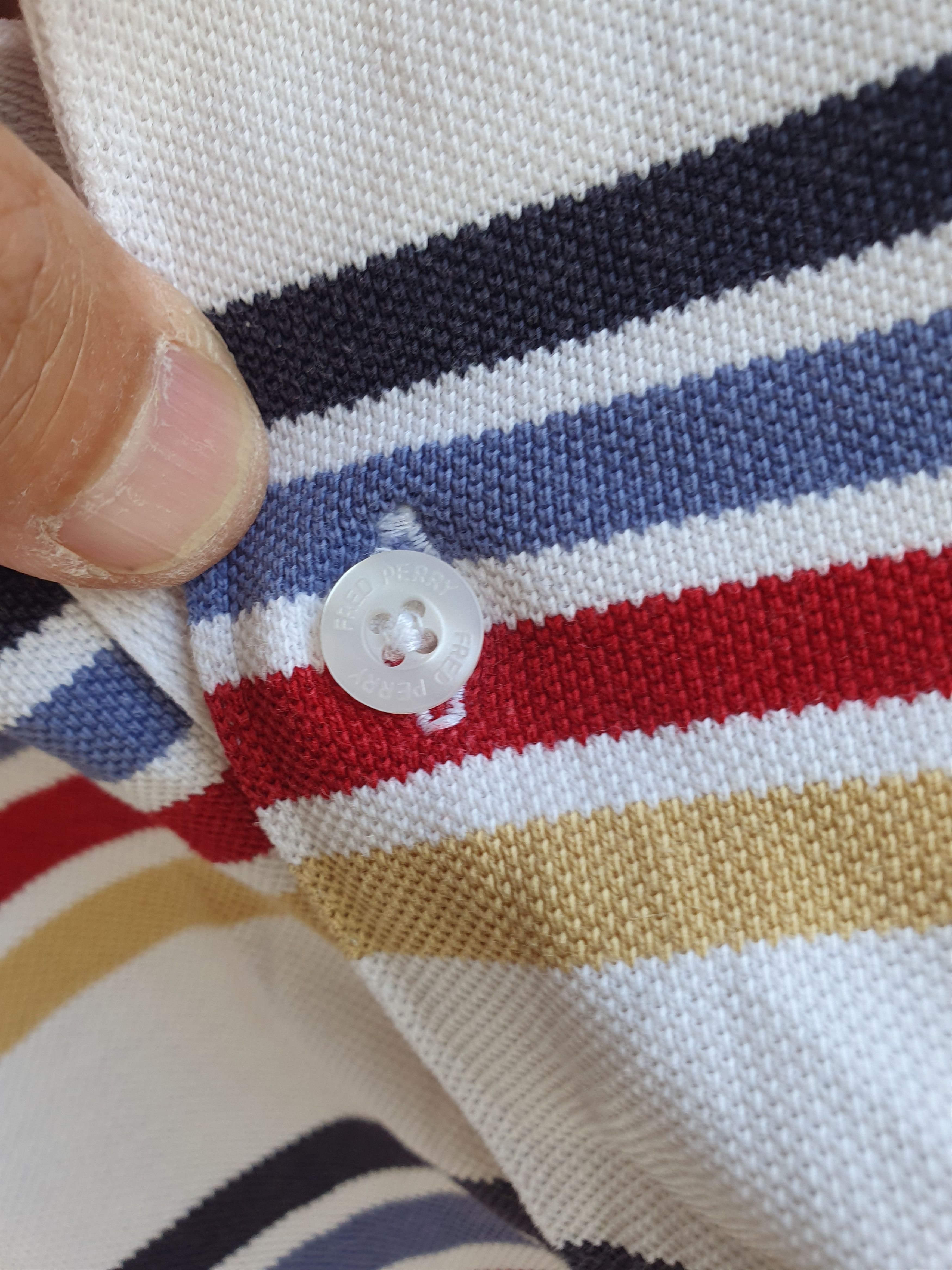 Fred Perry Fred Perry Striped Polo t-shirt sz M Size US M / EU 48-50 / 2 - 5 Thumbnail